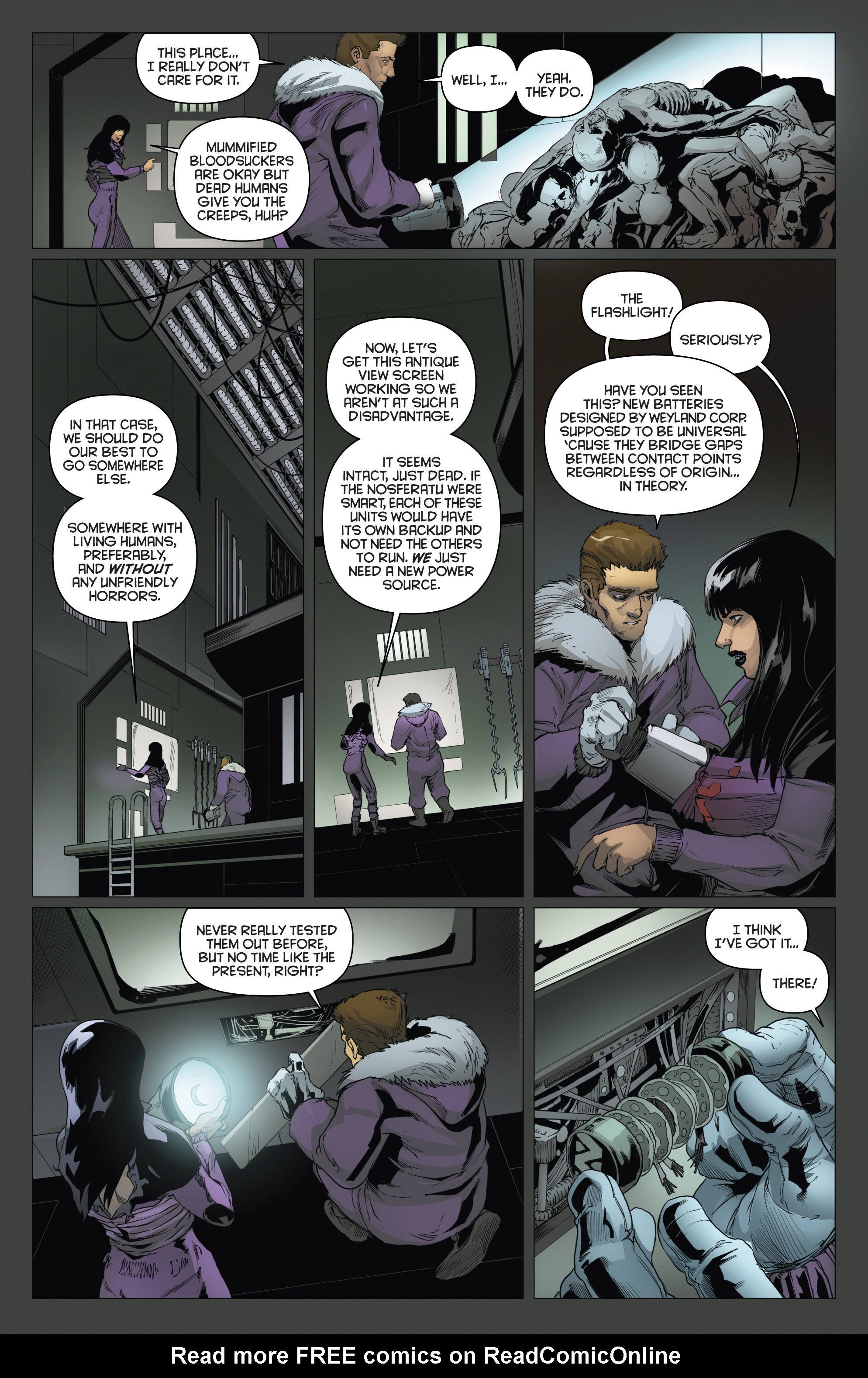 Read online Aliens/Vampirella comic -  Issue #3 - 5