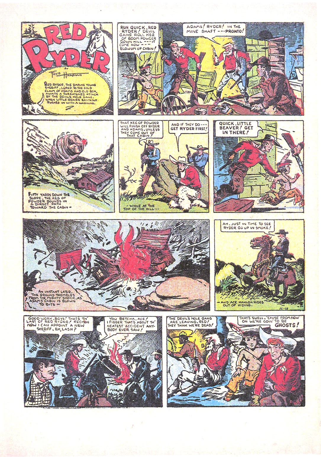 Read online Red Ryder Comics comic -  Issue # Full - 8