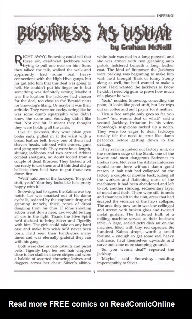 Read online Inferno! (1997) comic -  Issue #24 - 5
