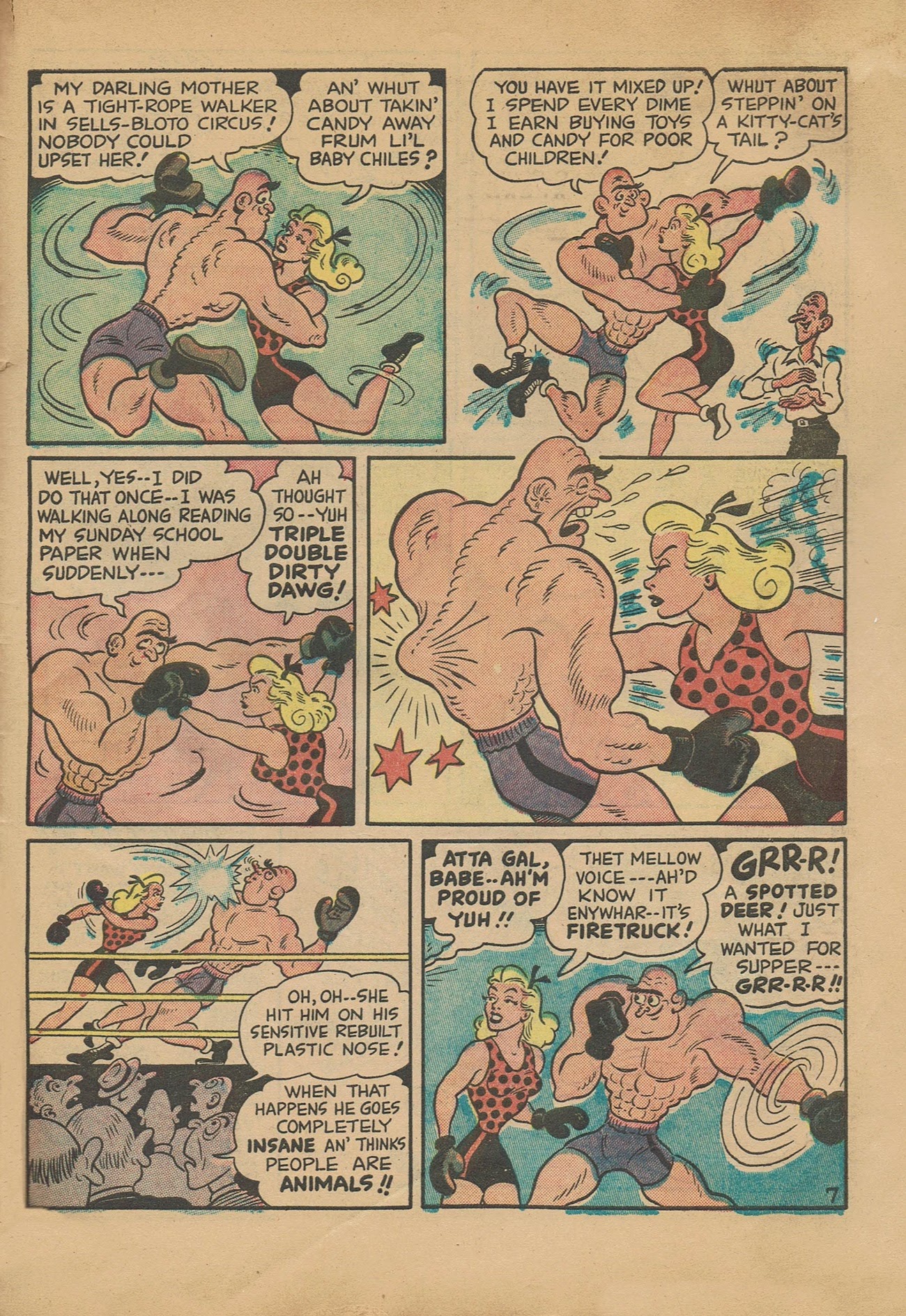 Read online Babe (1948) comic -  Issue #2 - 47