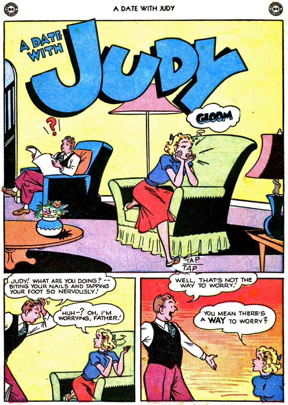 Read online A Date with Judy comic -  Issue #10 - 3