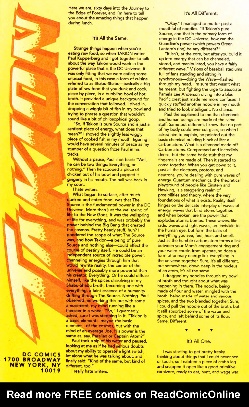 Read online Takion comic -  Issue #2 - 23