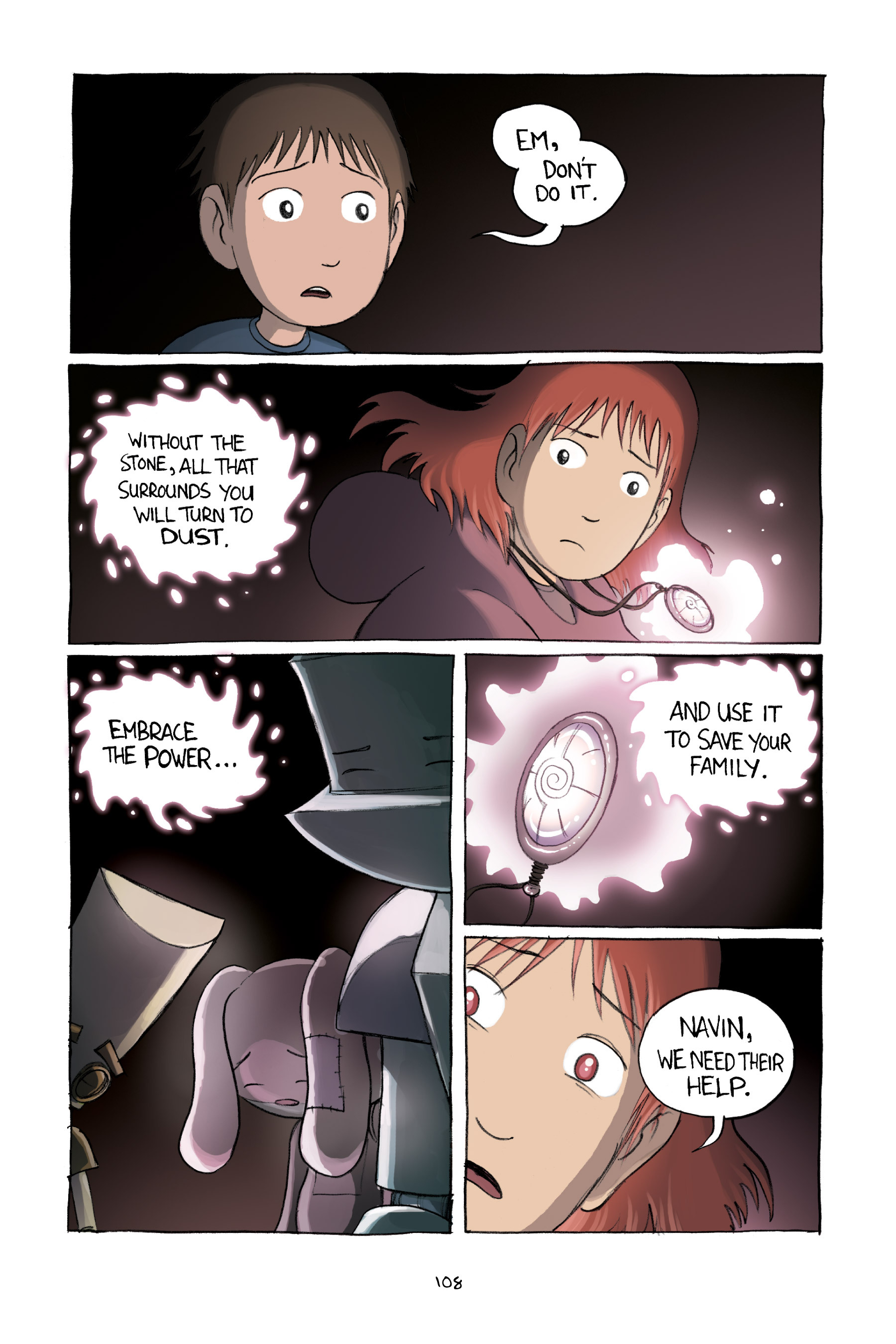 Read online Amulet comic -  Issue #1 - 112