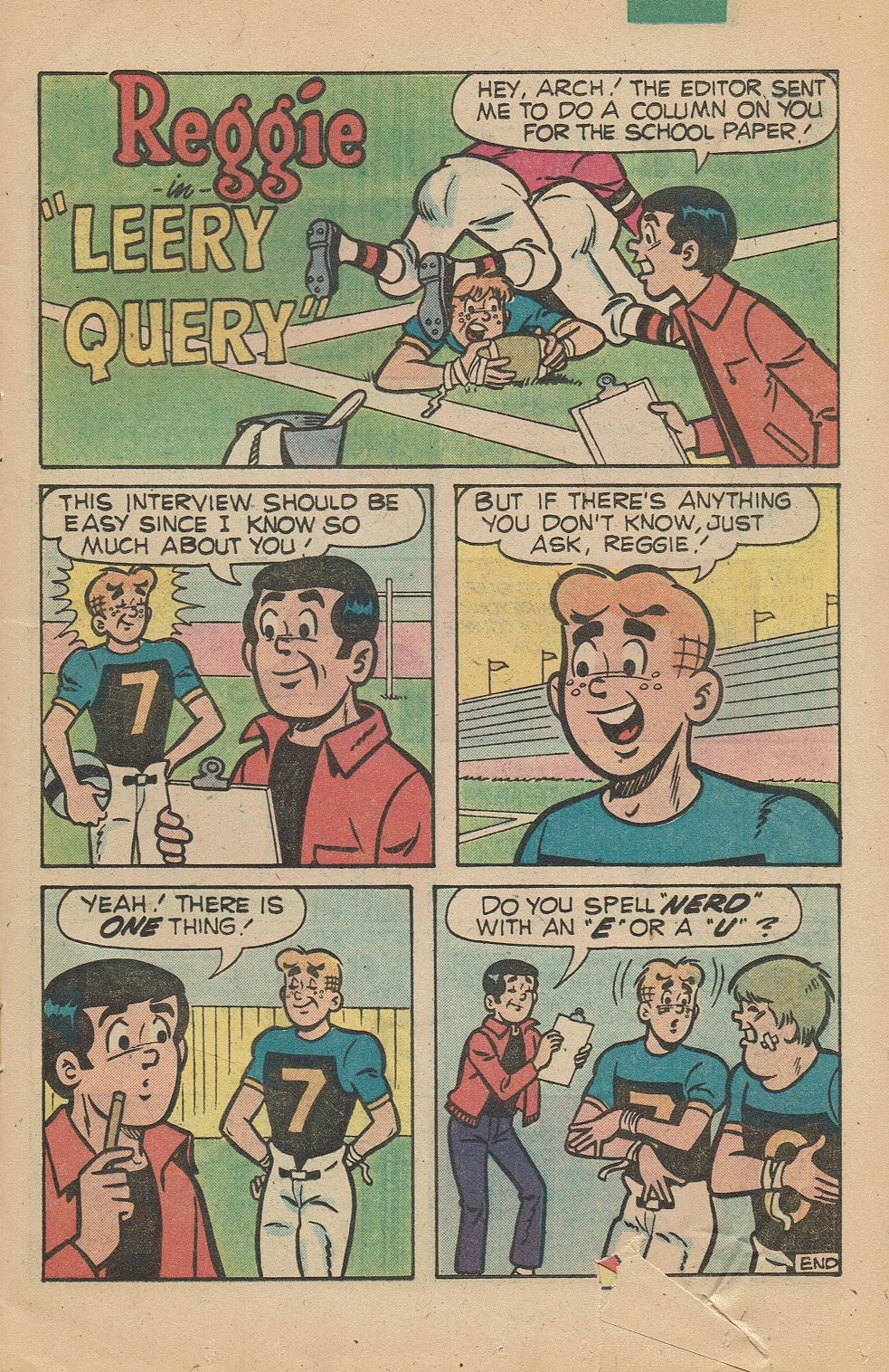 Read online Reggie's Wise Guy Jokes comic -  Issue #52 - 13