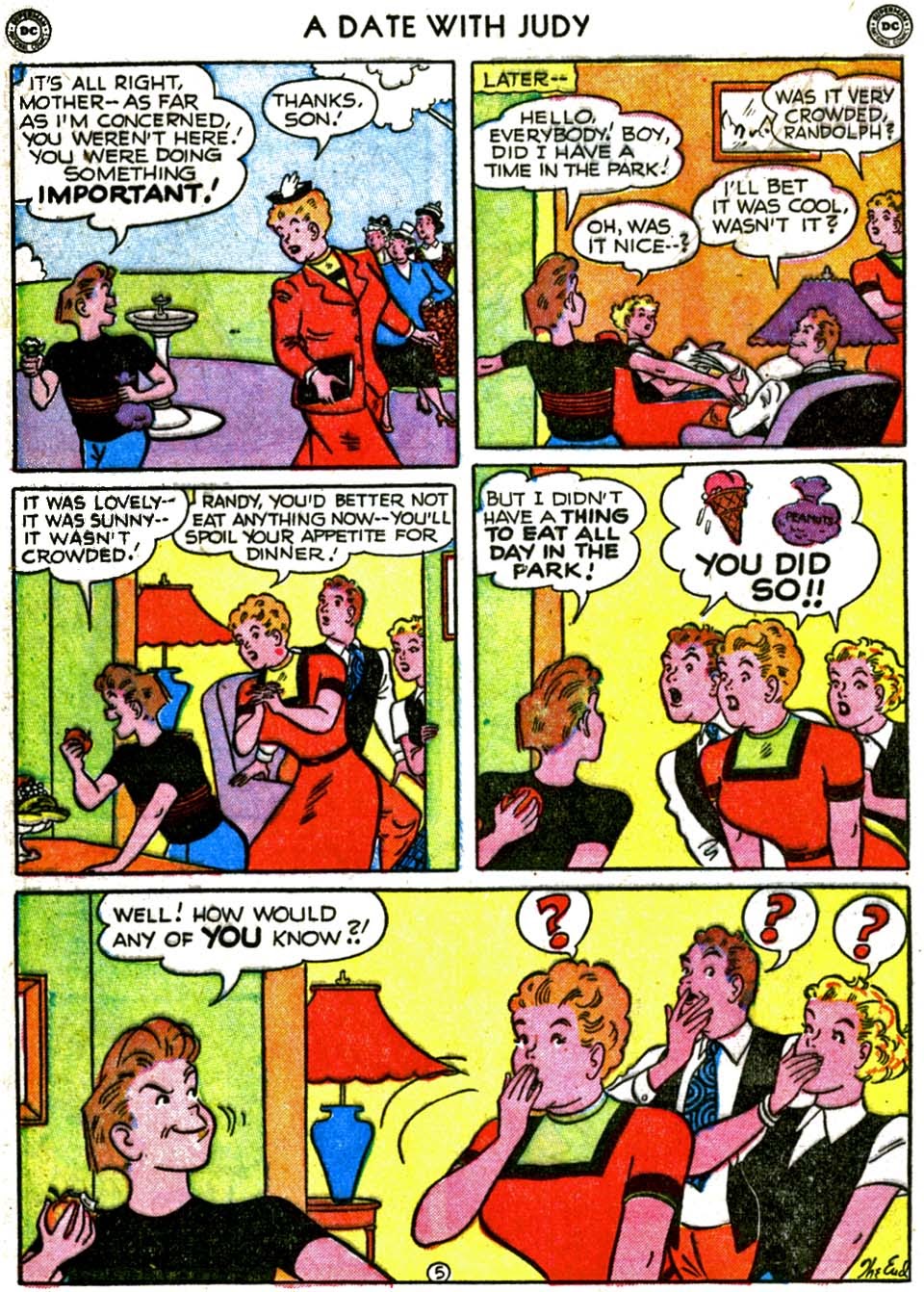 Read online A Date with Judy comic -  Issue #21 - 24