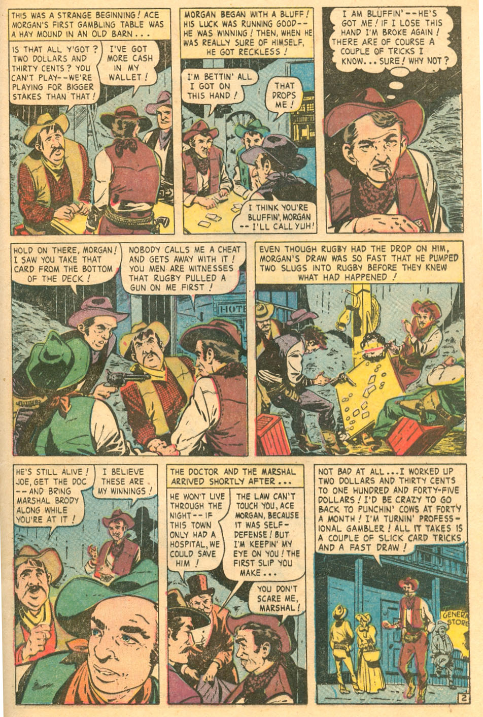 Read online Western Thrillers (1954) comic -  Issue #4 - 25