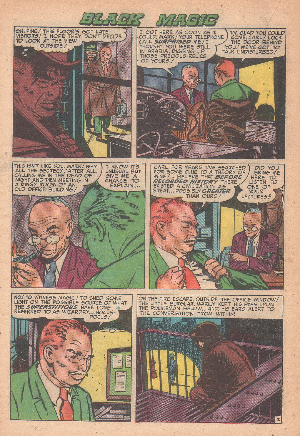 Read online Black Magic (1950) comic -  Issue #12 - 22