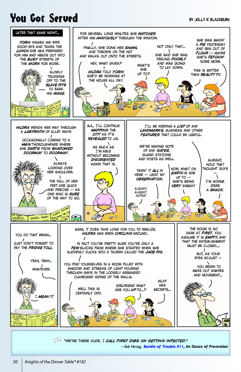 Read online Knights of the Dinner Table comic -  Issue #182 - 32