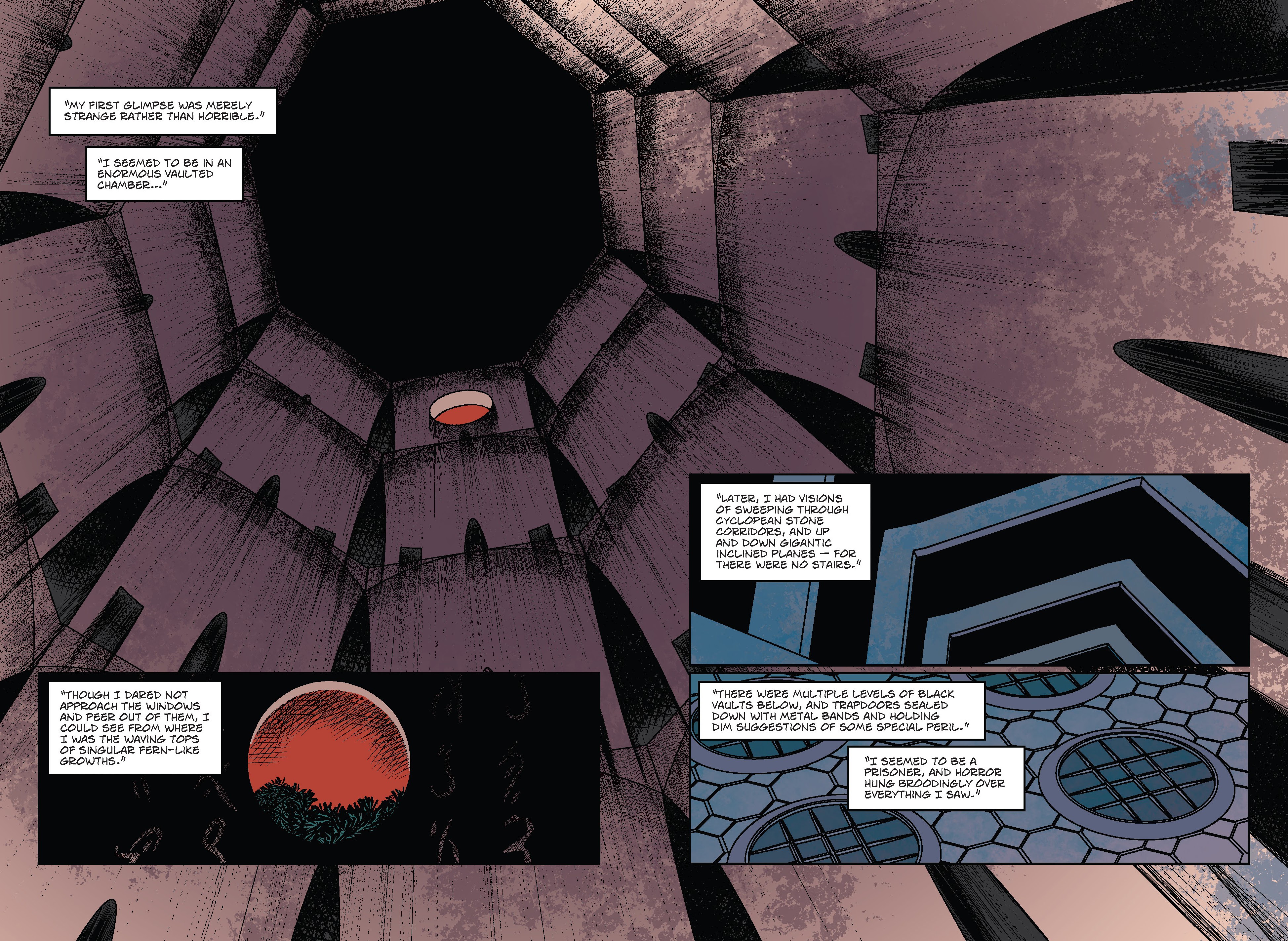 Read online H.P. Lovecraft The Shadow Out of Time comic -  Issue # TPB - 30