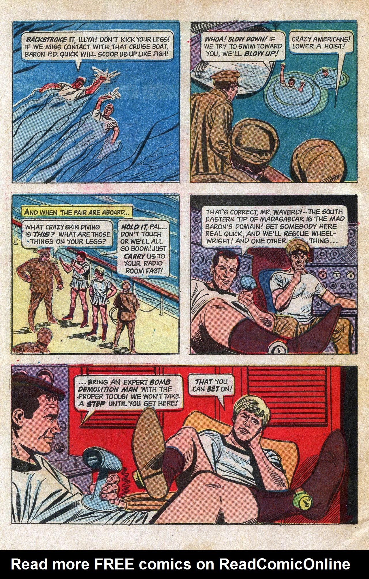 Read online The Man From U.N.C.L.E. comic -  Issue #7 - 35