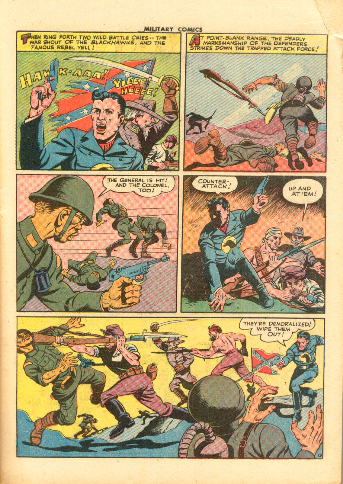 Read online Military Comics comic -  Issue #33 - 15