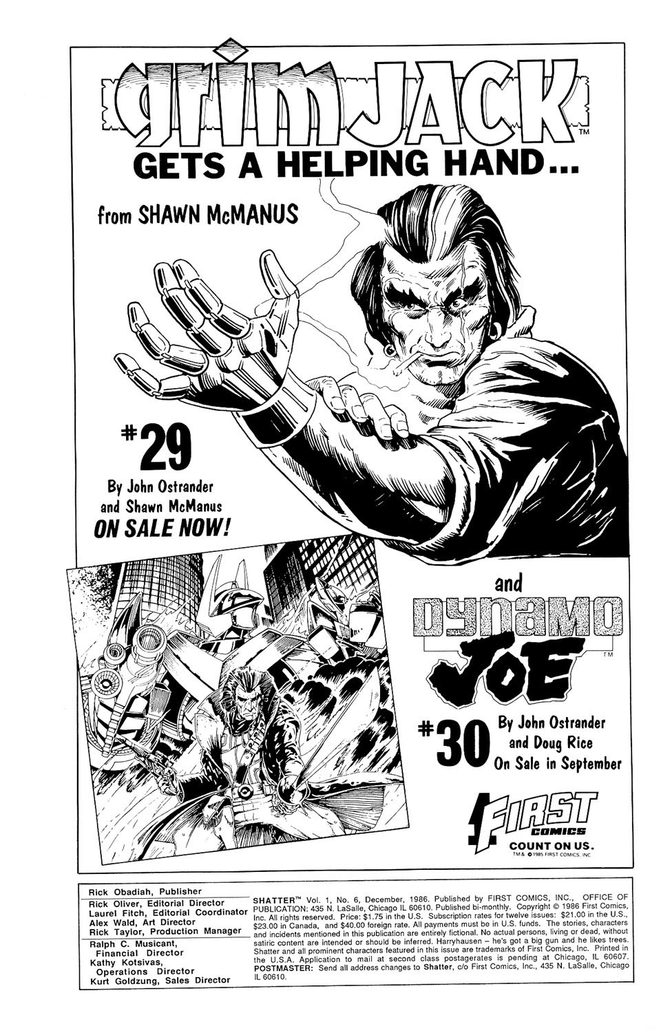 Read online Shatter comic -  Issue #6 - 2