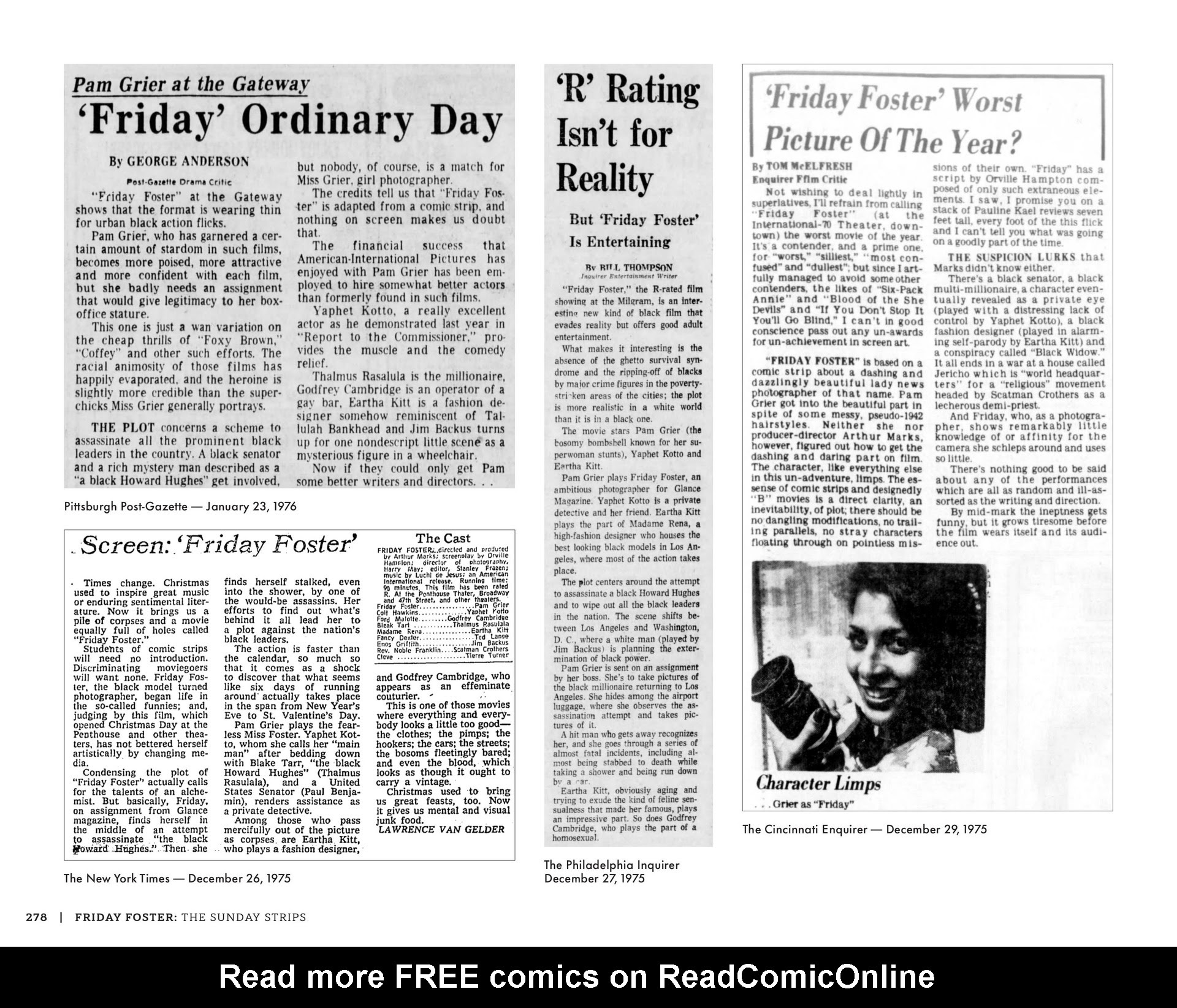Read online Friday Foster: The Sunday Strips comic -  Issue # TPB (Part 3) - 79