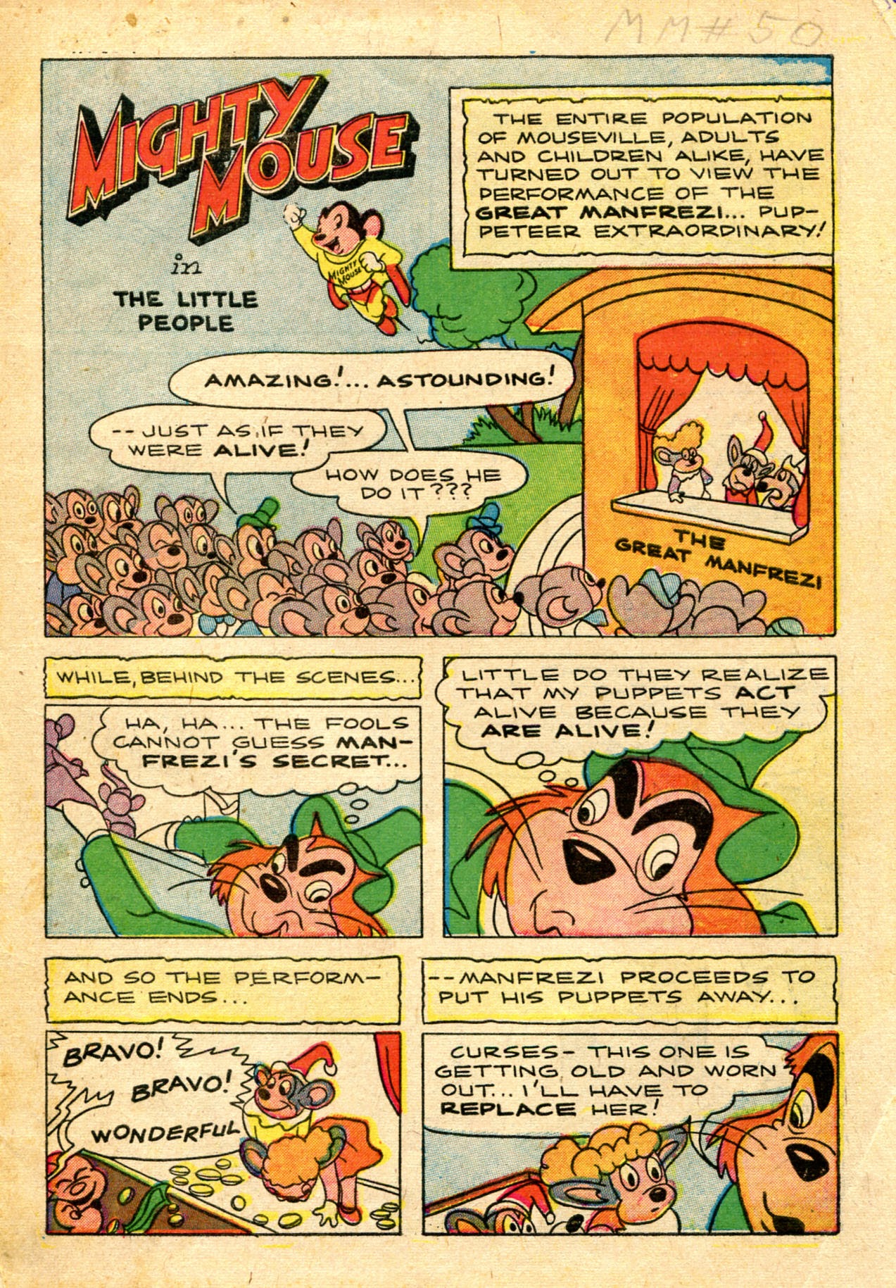 Read online Paul Terry's Mighty Mouse Comics comic -  Issue #50 - 3