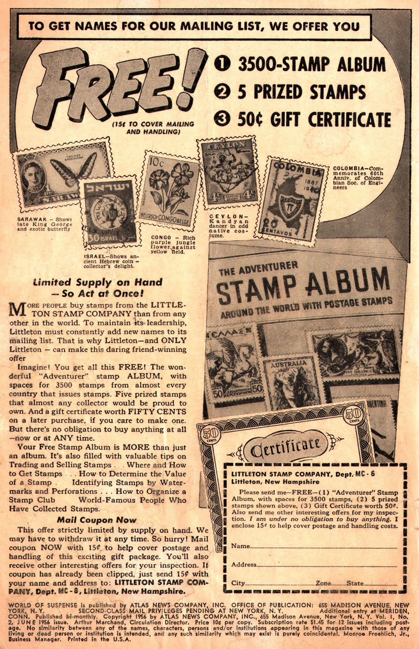 Read online World of Suspense comic -  Issue #2 - 2