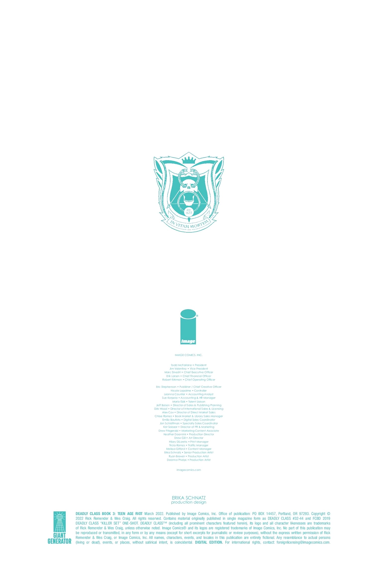 Read online Deadly Class comic -  Issue # _Deluxe Edition Teen Age Riot (Part 4) - 83