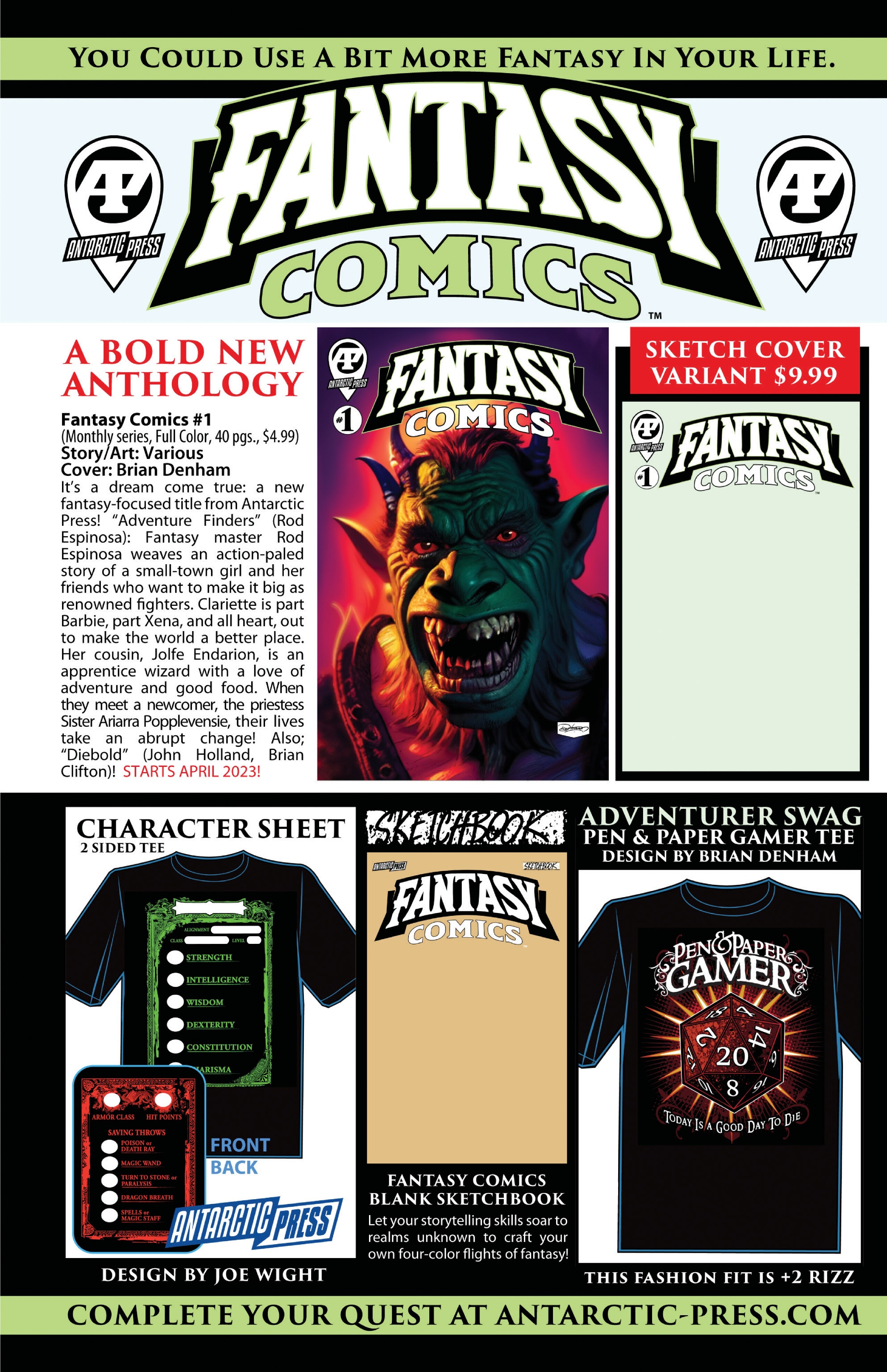 Read online Fantasy Comics comic -  Issue #1 - 38