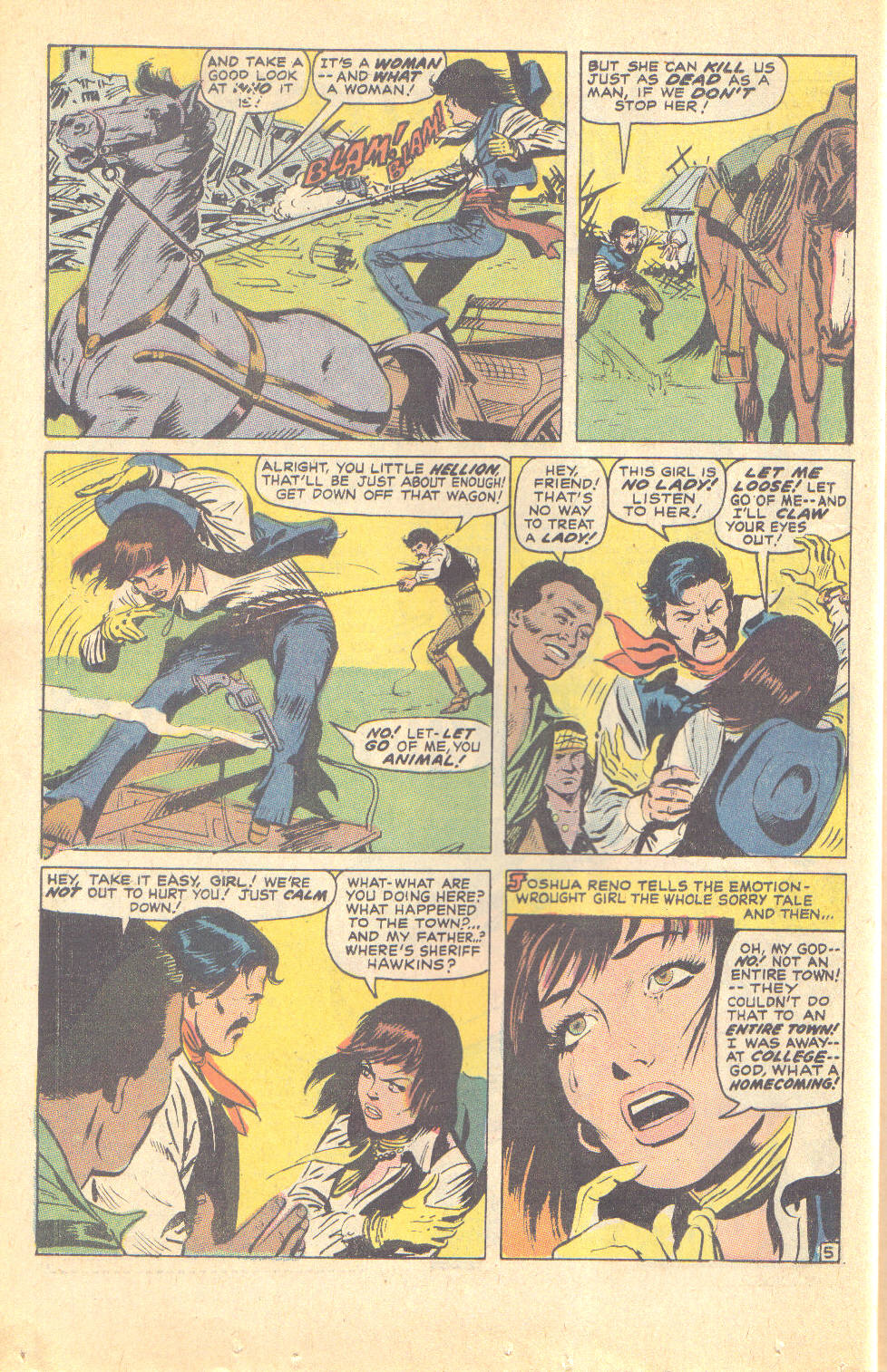 Read online Wild Western Action comic -  Issue #1 - 8