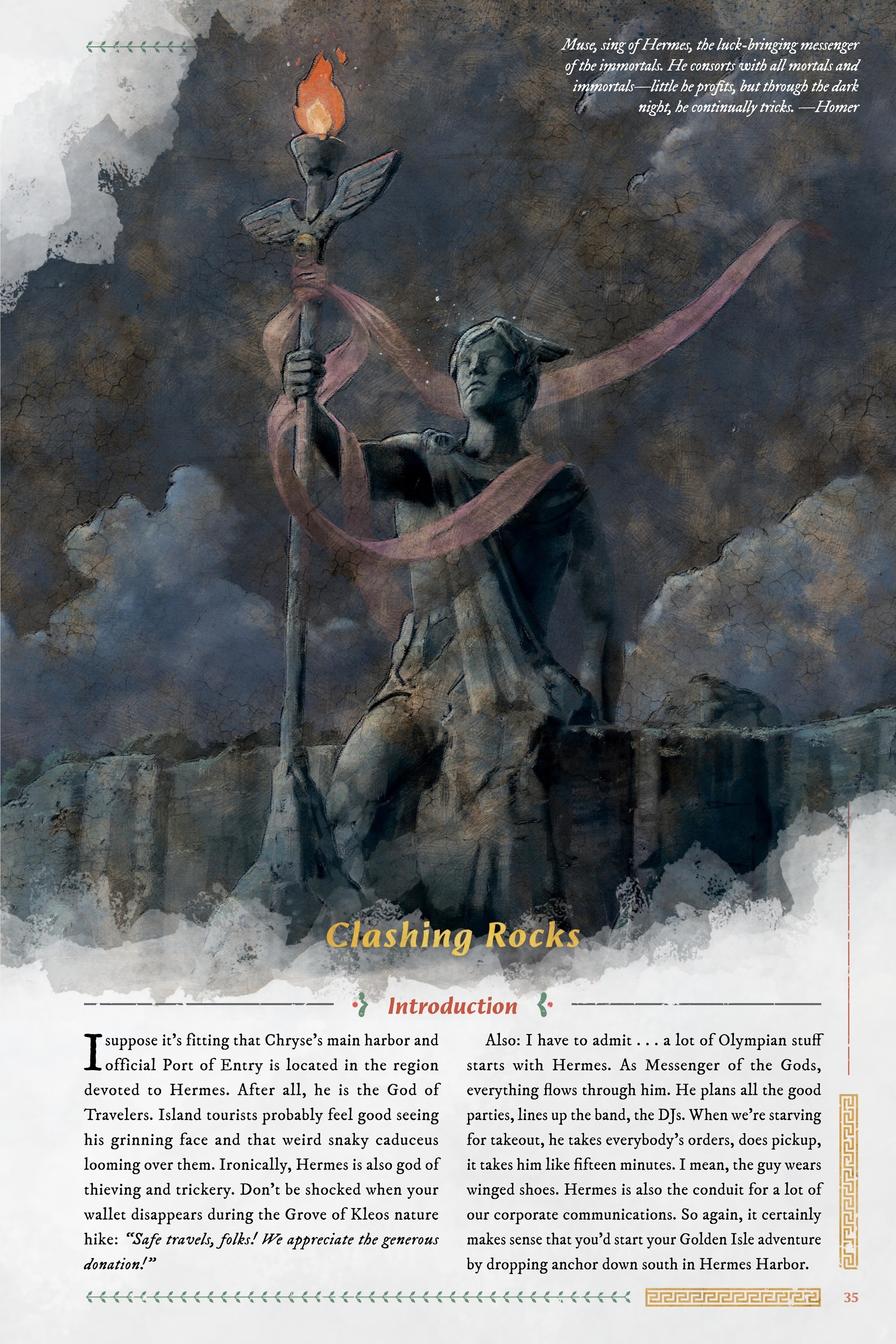 Read online Immortals Fenyx Rising: A Traveler's Guide to the Golden Isle comic -  Issue # TPB - 35