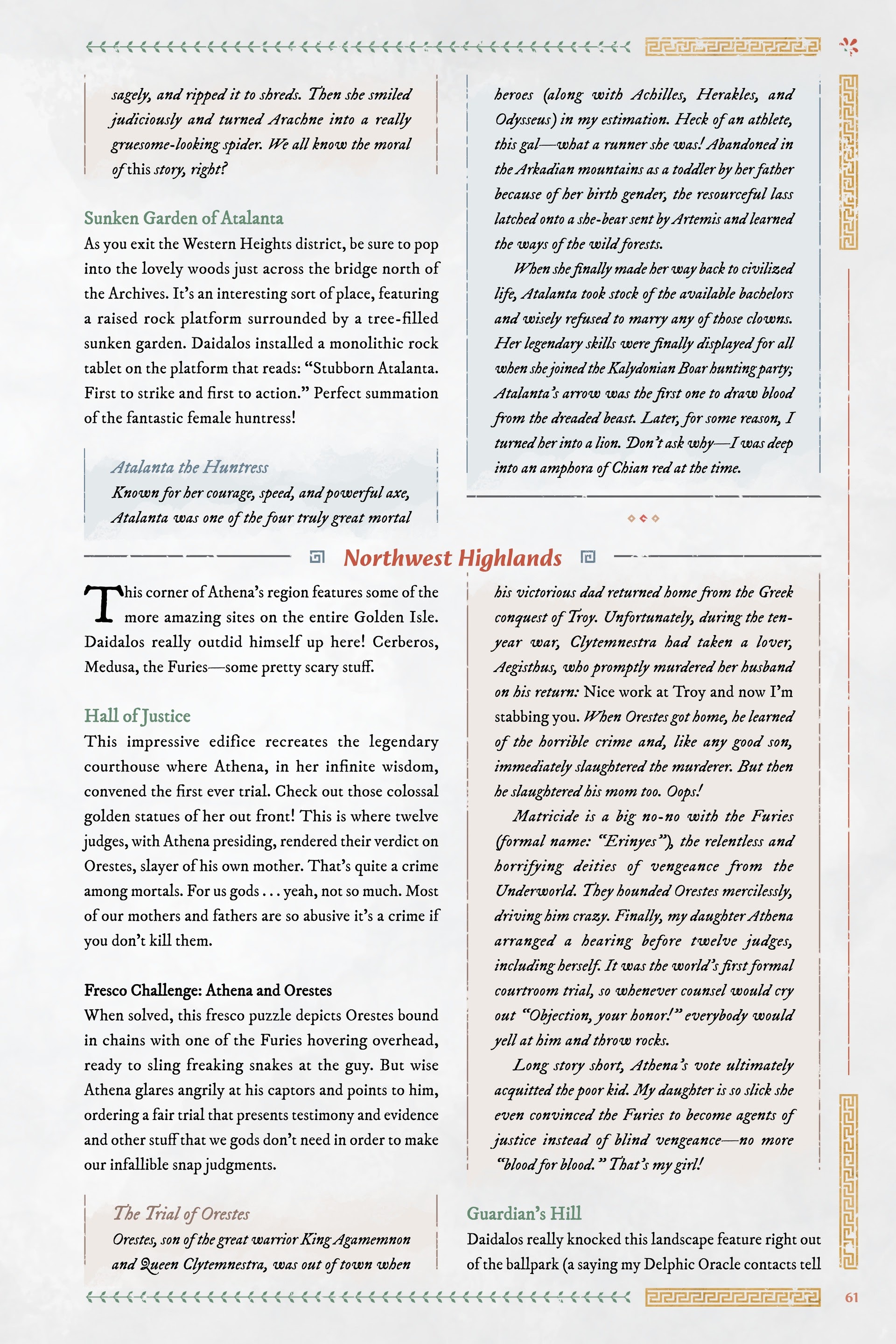 Read online Immortals Fenyx Rising: A Traveler's Guide to the Golden Isle comic -  Issue # TPB - 61