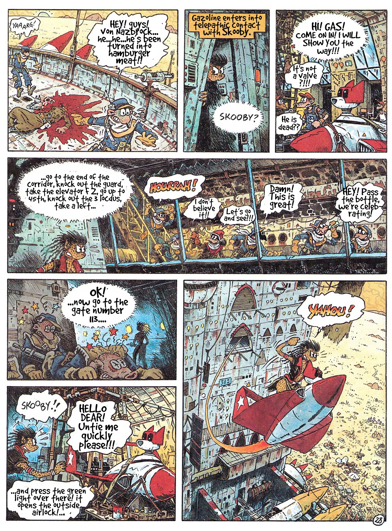Read online Gazoline and the Red Planet comic -  Issue # Full - 31