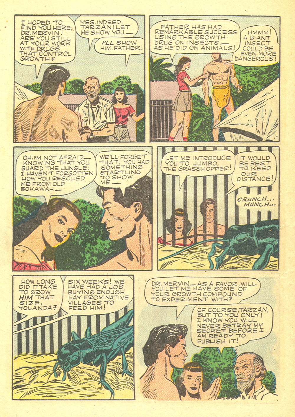 Read online Tarzan (1948) comic -  Issue #36 - 16