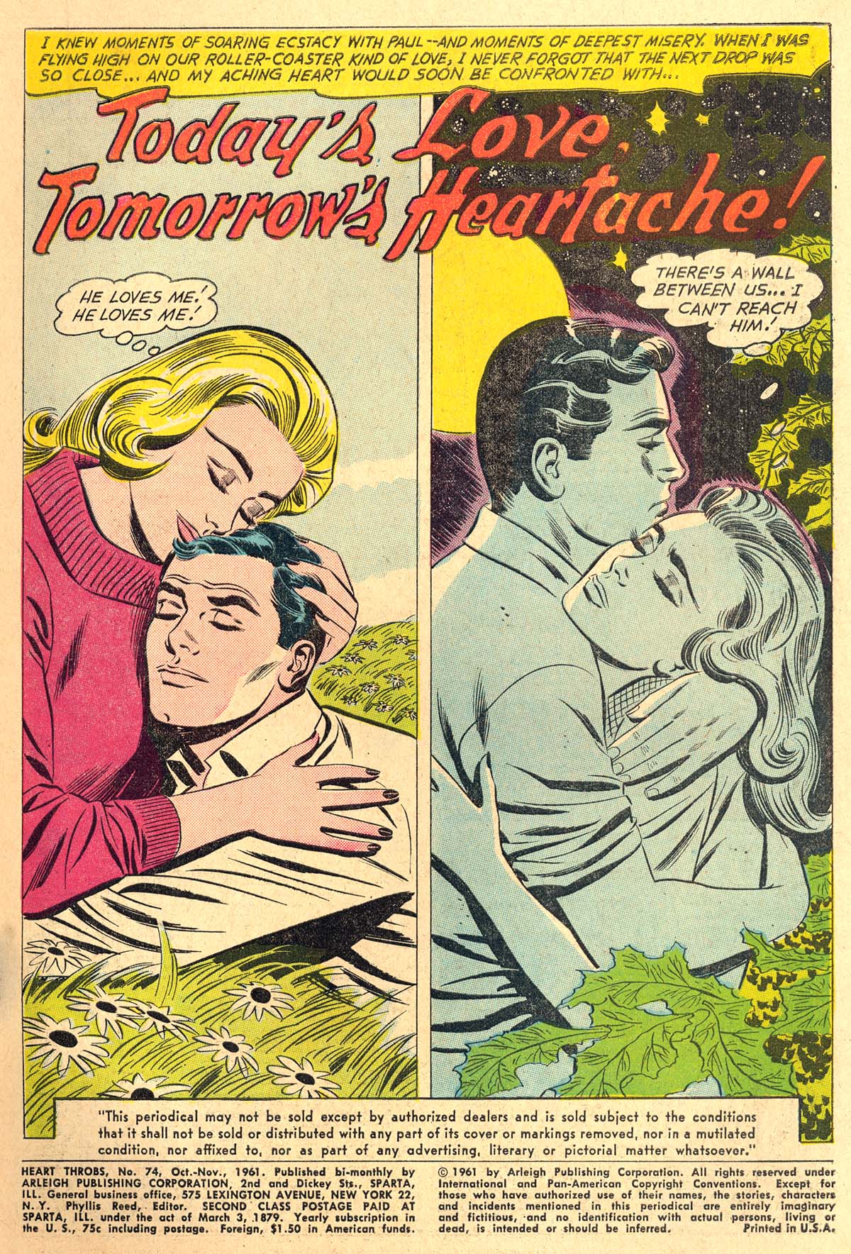 Read online Heart Throbs comic -  Issue #74 - 3