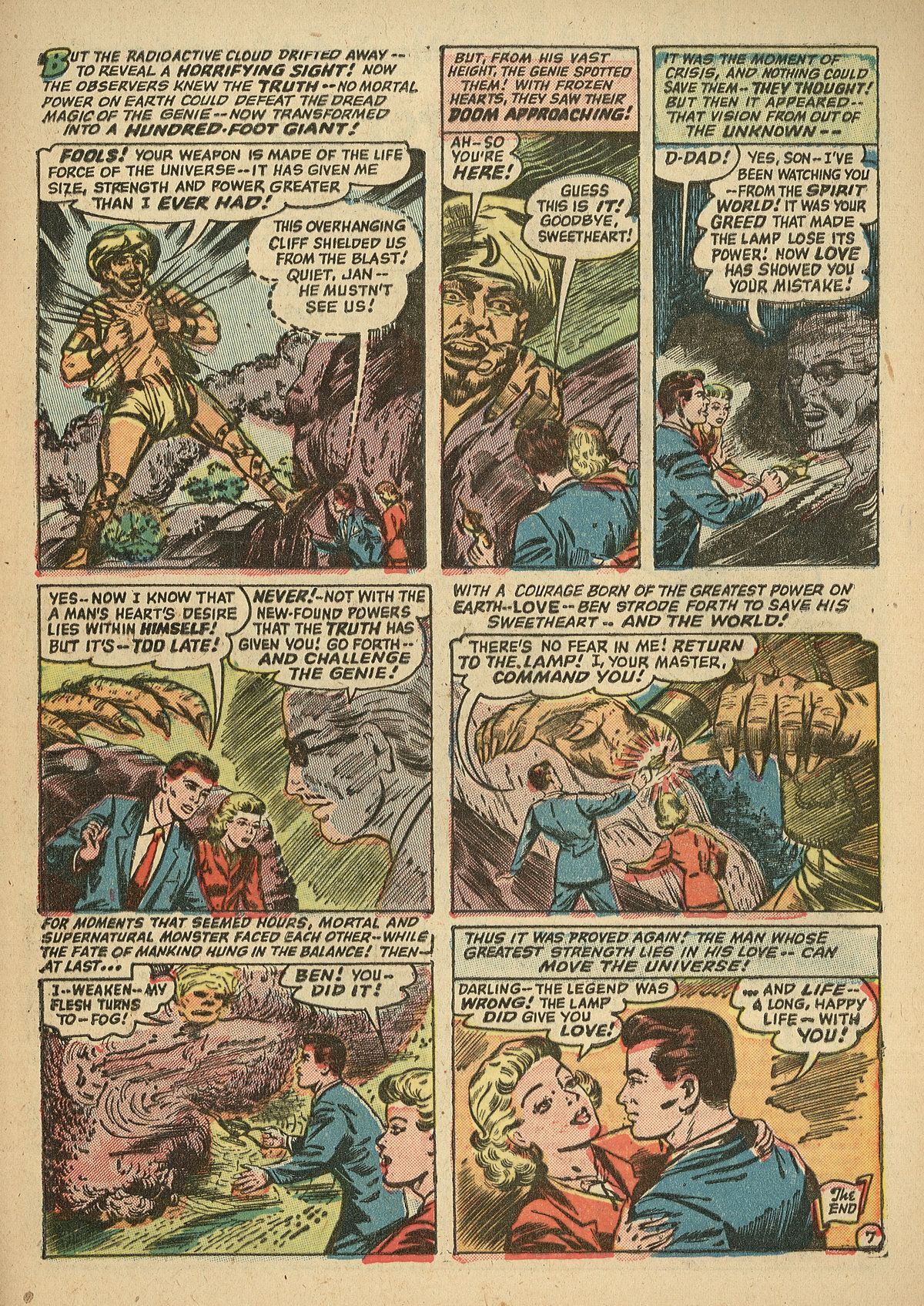 Read online Adventures Into The Unknown comic -  Issue #38 - 33