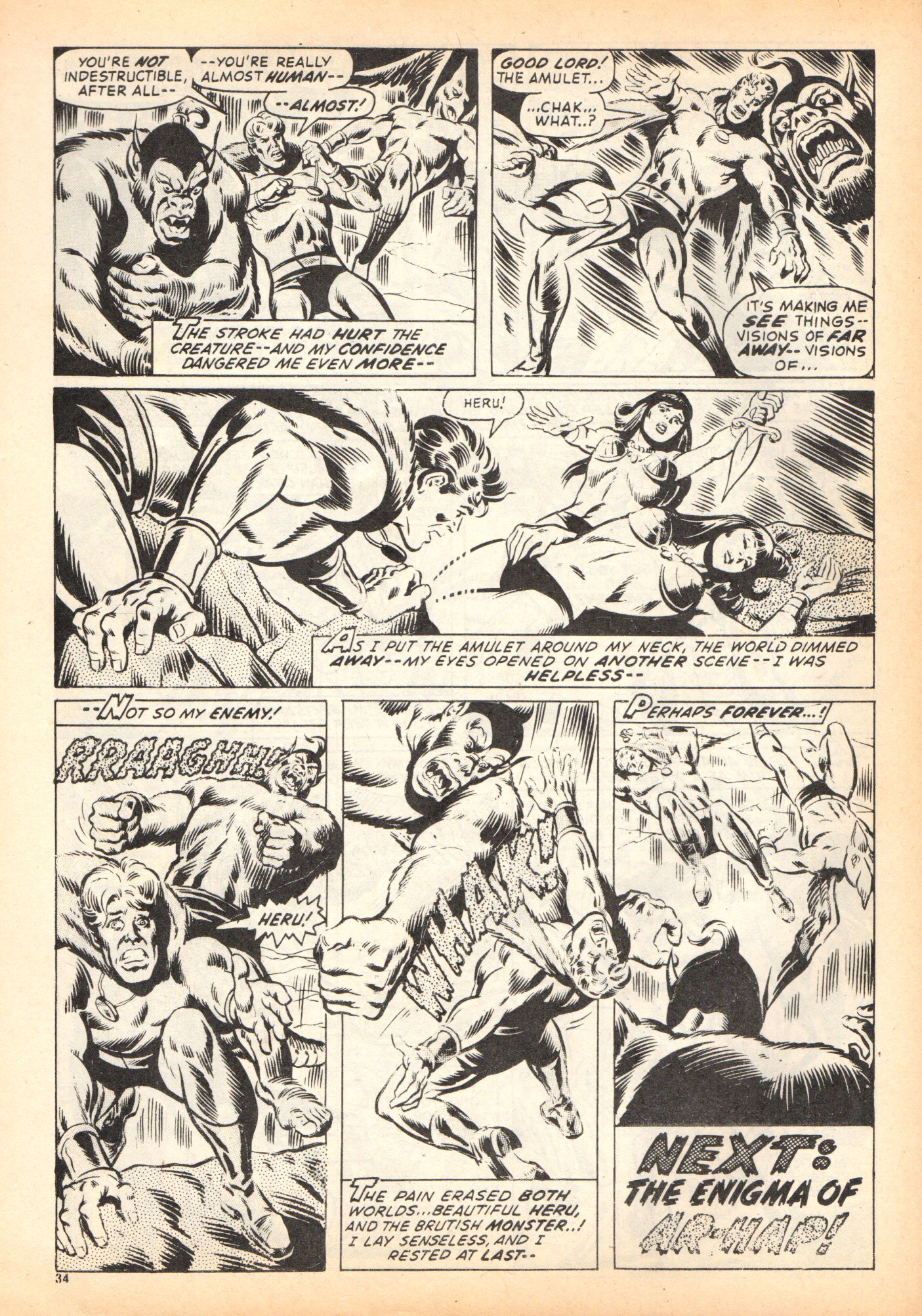 Read online Planet of the Apes (1974) comic -  Issue #5 - 34