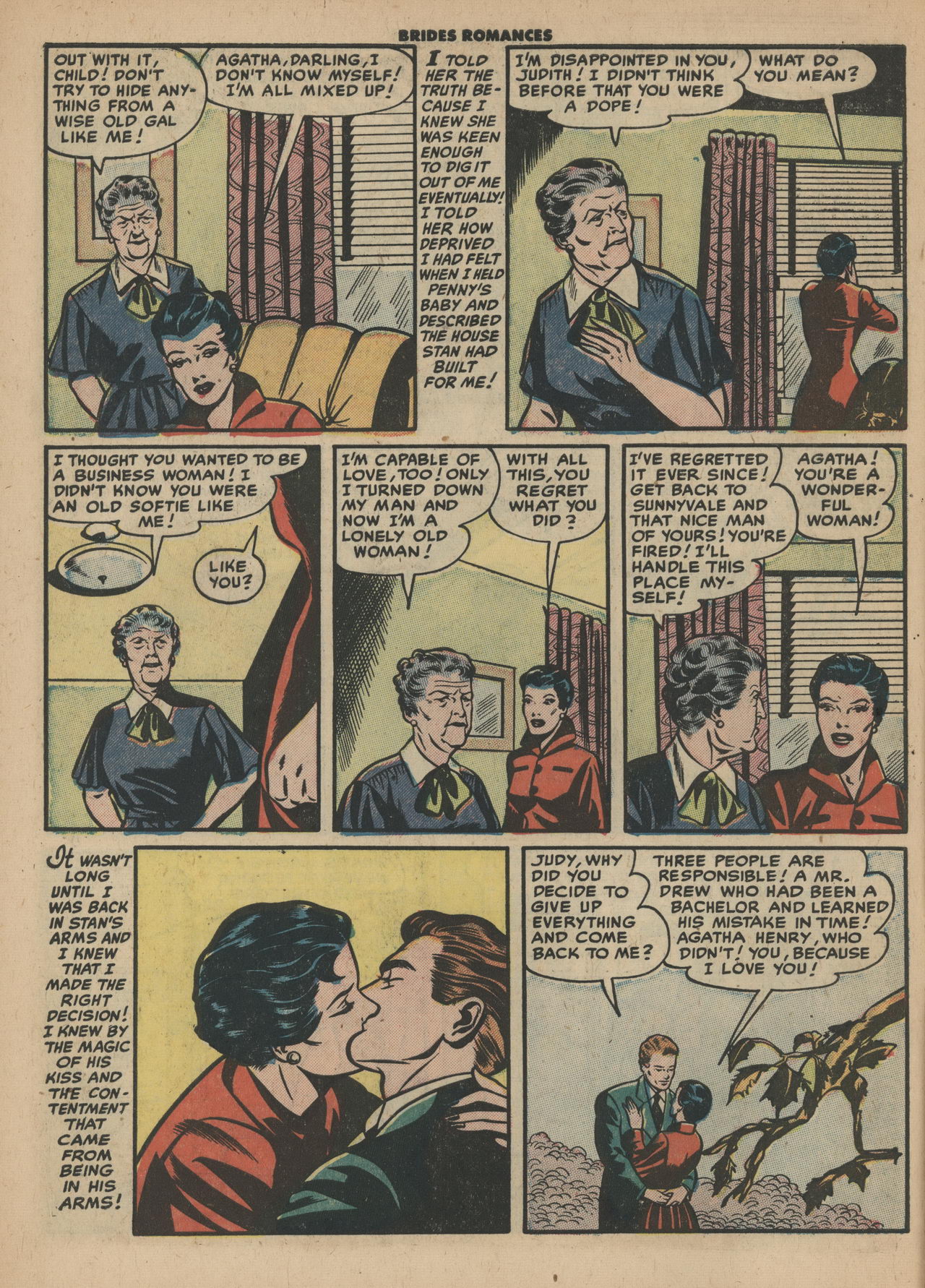 Read online Brides Romances comic -  Issue #9 - 10