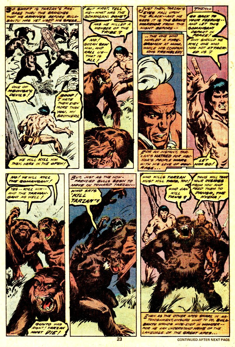 Read online Tarzan (1977) comic -  Issue #7 - 15