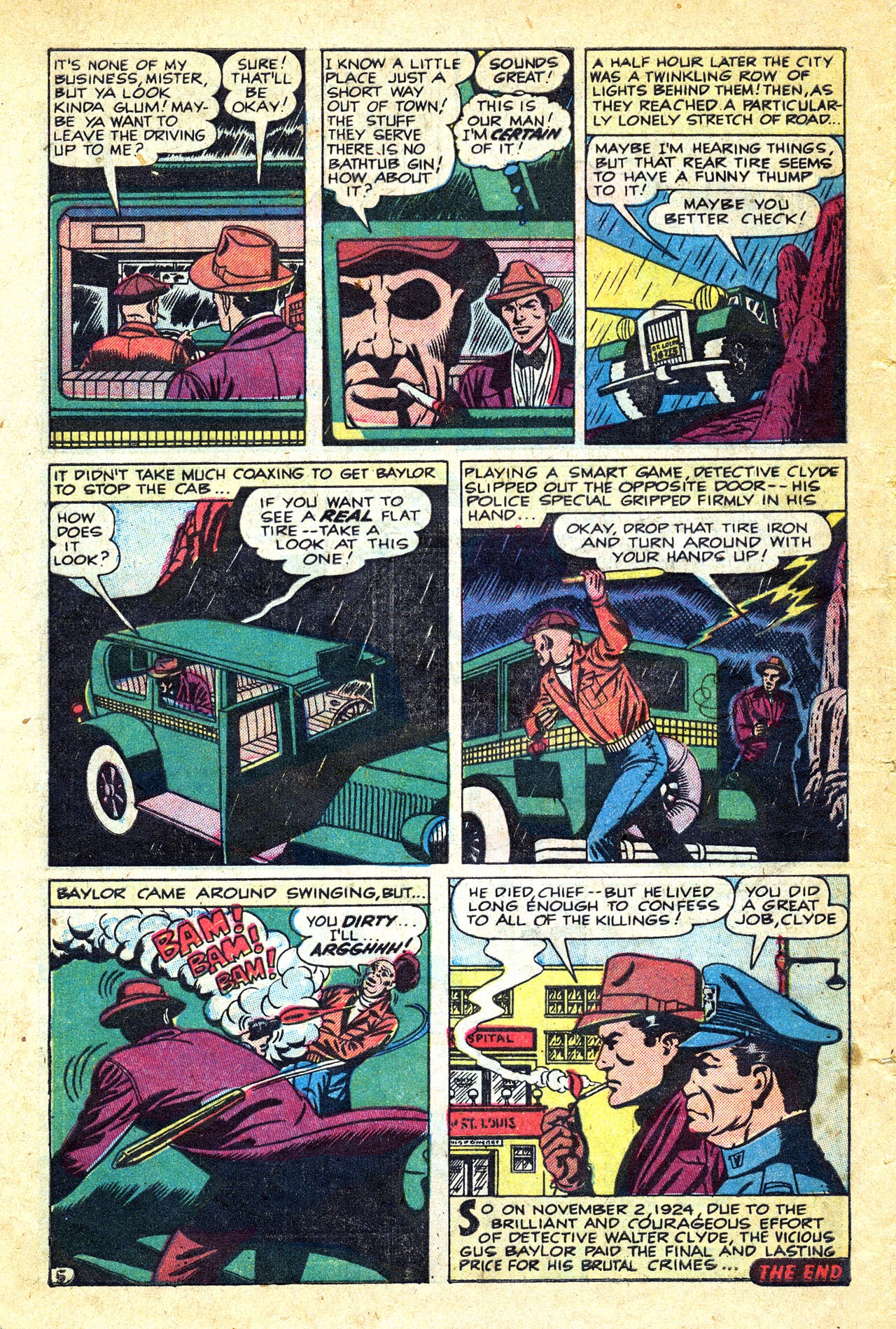Read online Crime Cases Comics (1950) comic -  Issue #26 - 32