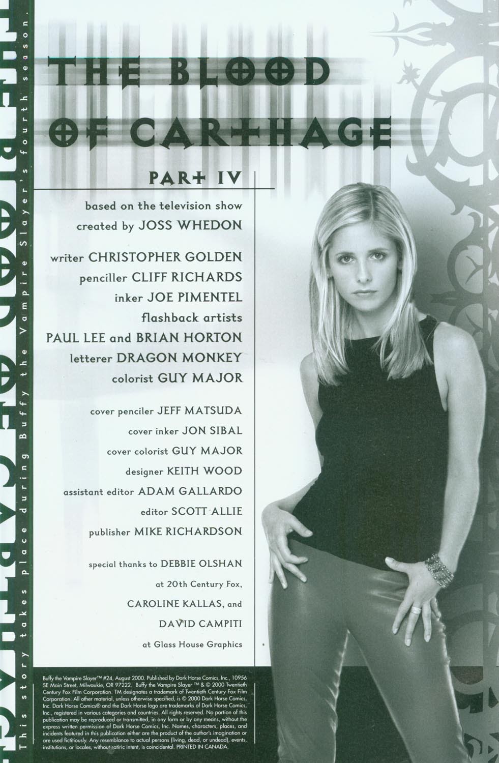 Read online Buffy the Vampire Slayer (1998) comic -  Issue #24 - 2