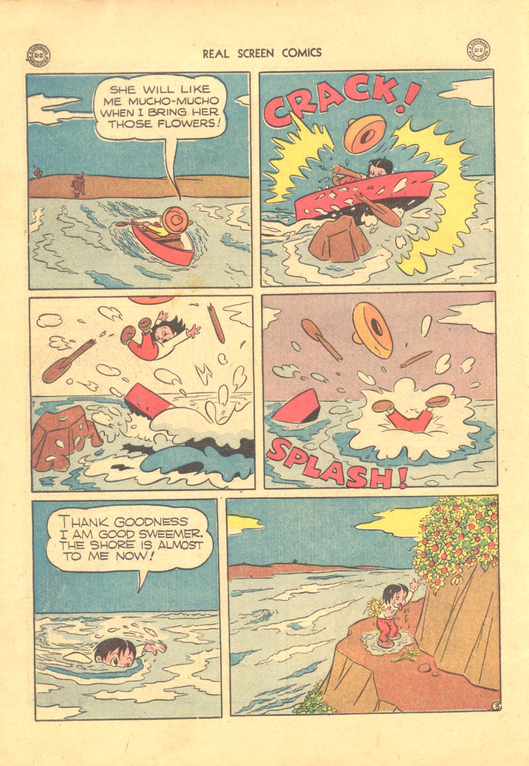 Read online Real Screen Comics comic -  Issue #7 - 12