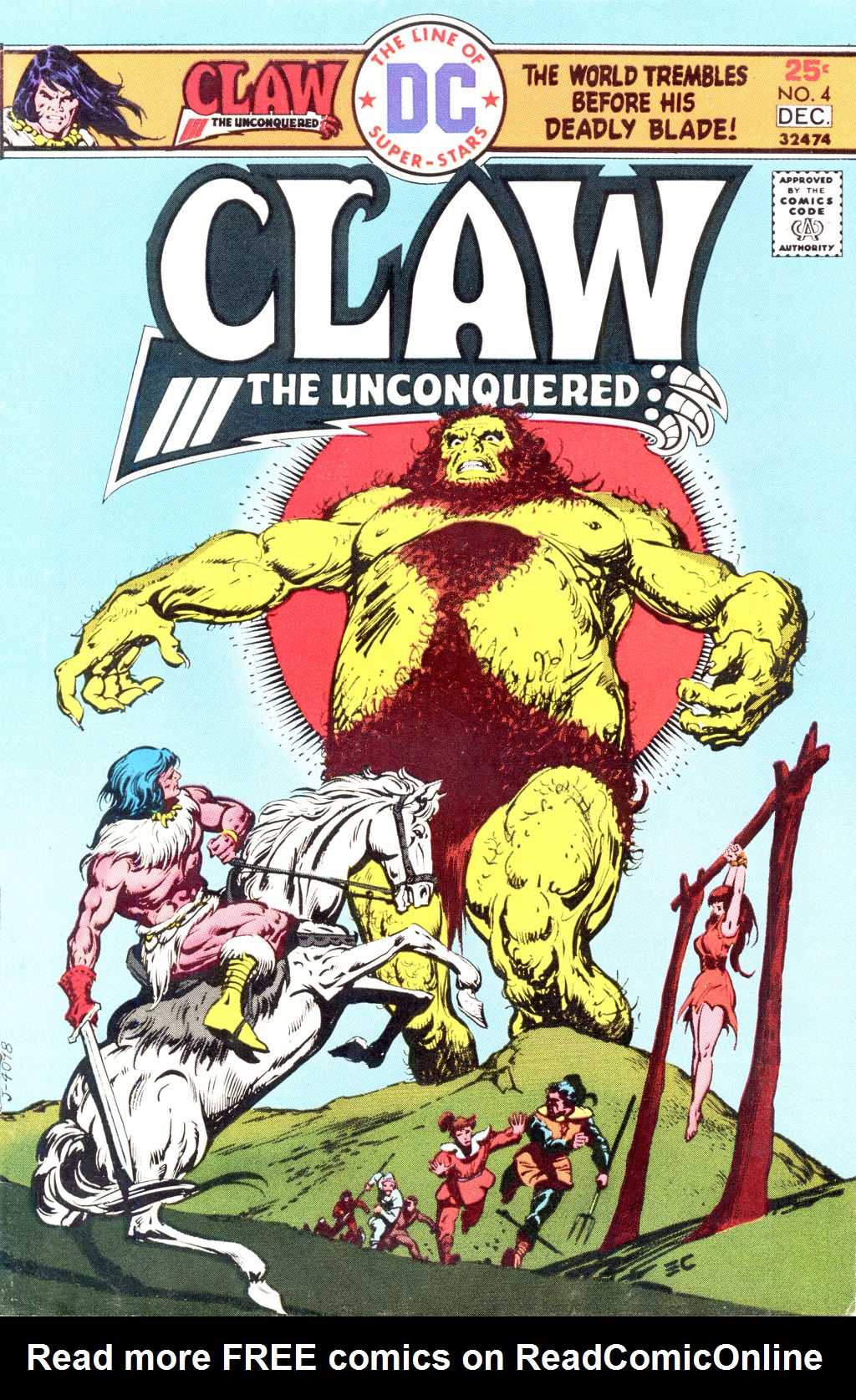 Read online Claw  The Unconquered comic -  Issue #4 - 1