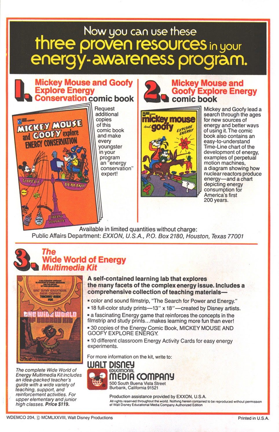 Read online Mickey Mouse and Goofy Explore Energy Conservation comic -  Issue # Full - 3