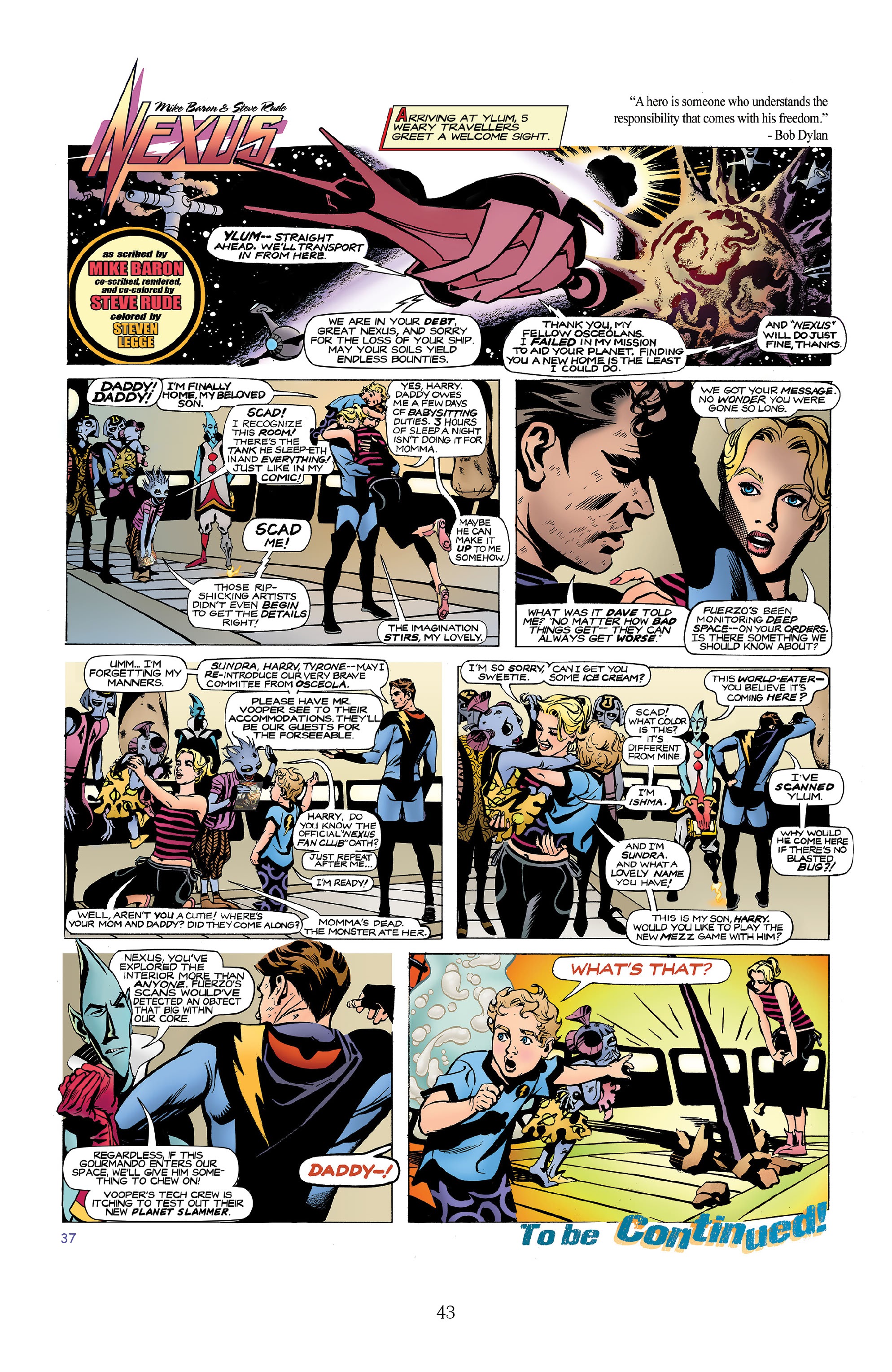 Read online Nexus Newspaper Strips: The Coming of Gourmando comic -  Issue # TPB (Part 1) - 42