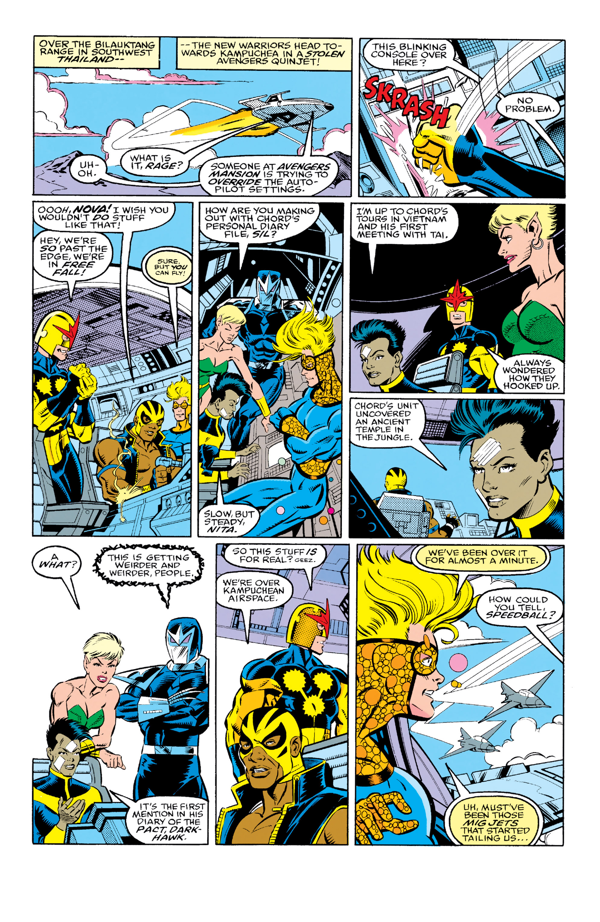 Read online The New Warriors comic -  Issue #23 - 10