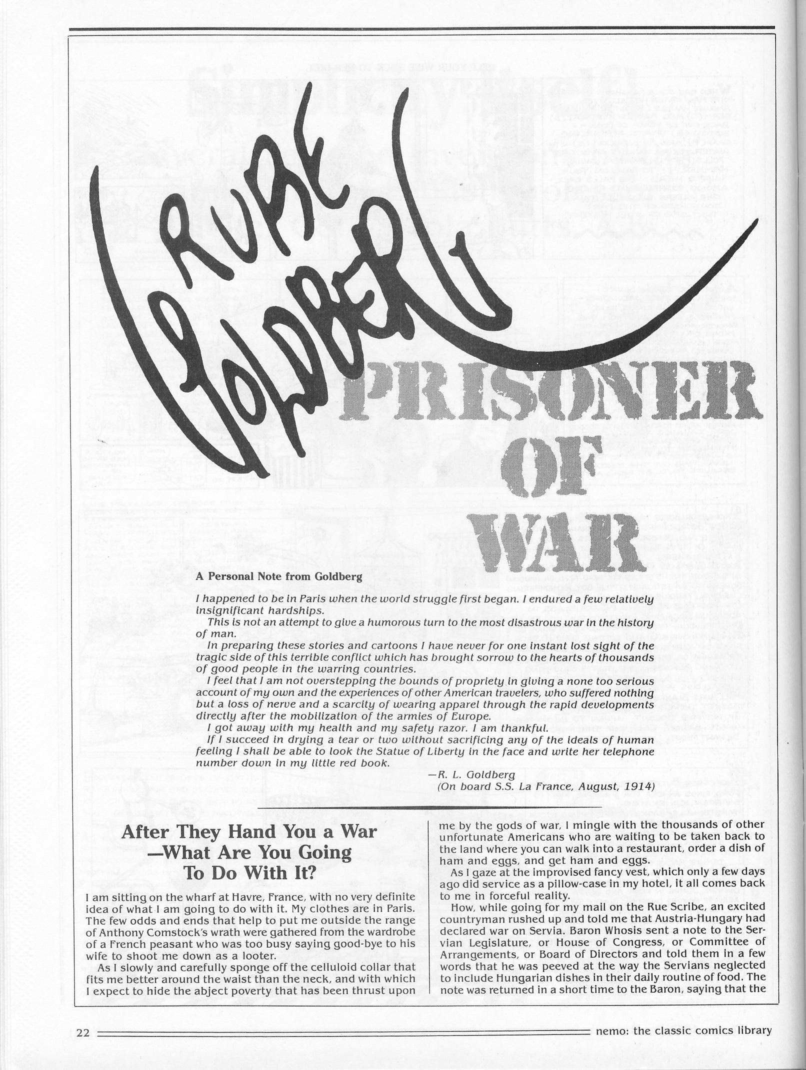 Read online Nemo: The Classic Comics Library comic -  Issue #24 - 22