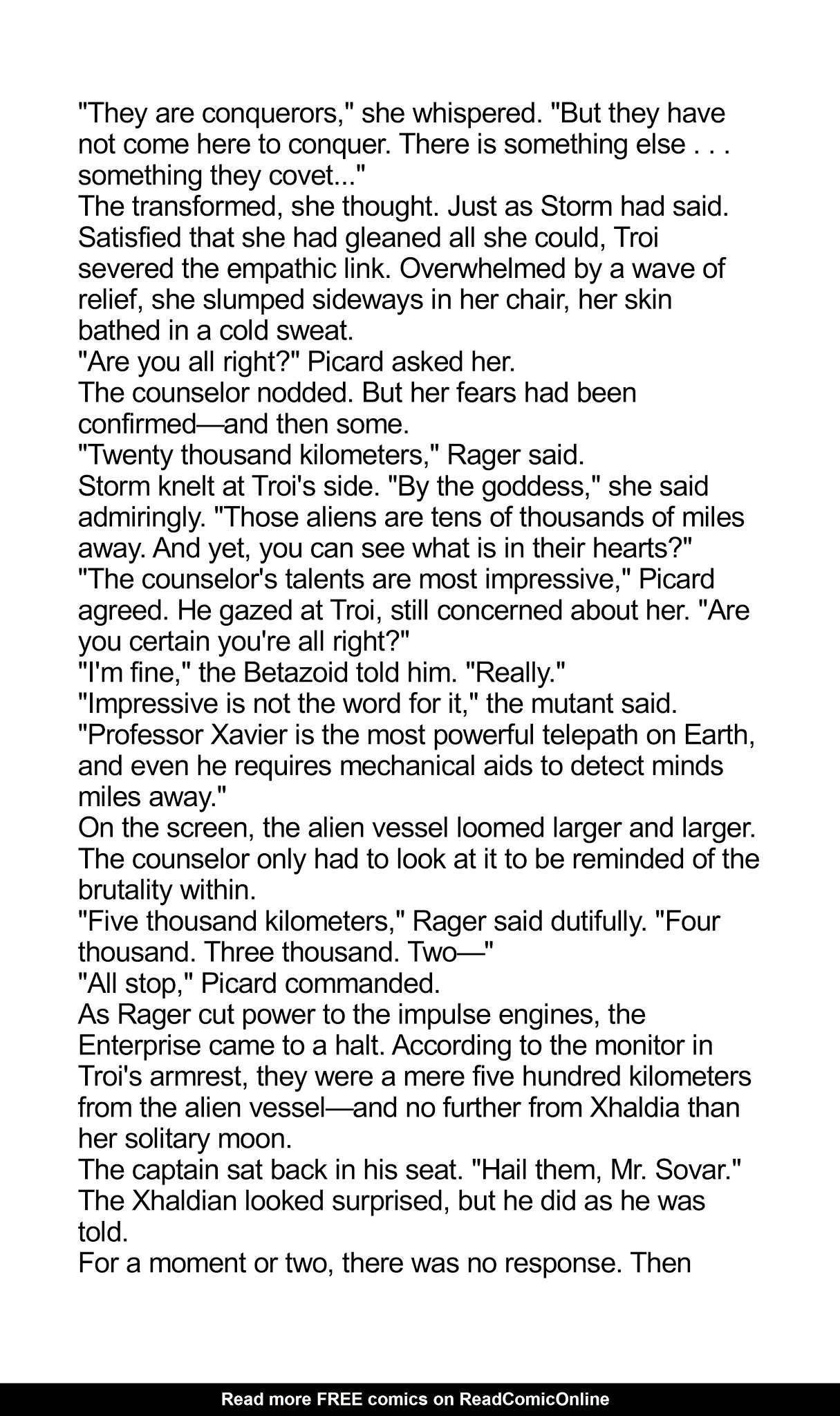 Read online Star Trek: The Next Generation/X-Men: Planet X comic -  Issue # TPB (Part 2) - 45