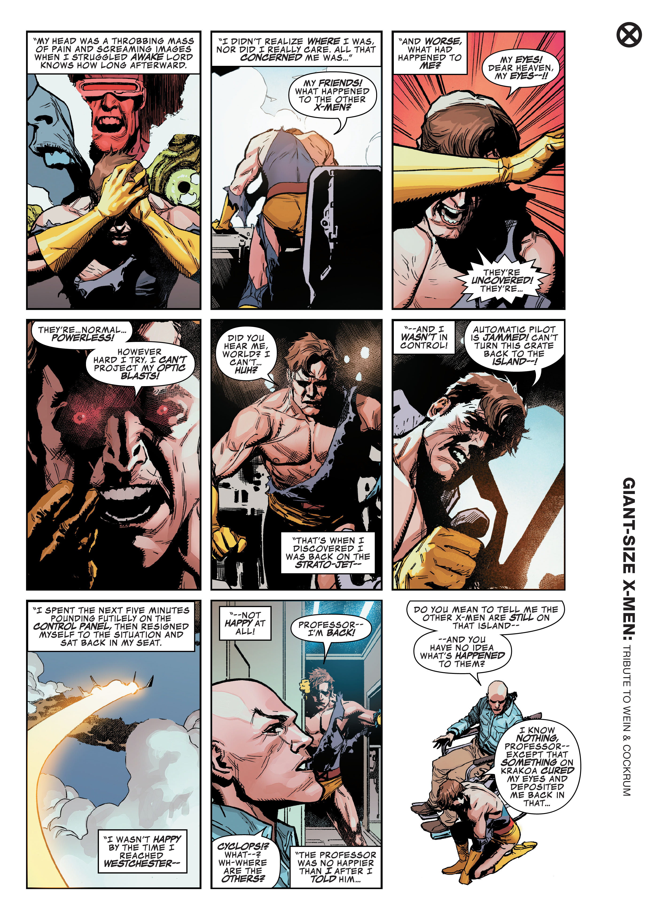 Read online Giant-Size X-Men: Tribute To Wein & Cockrum Gallery Edition comic -  Issue # TPB (Part 1) - 22