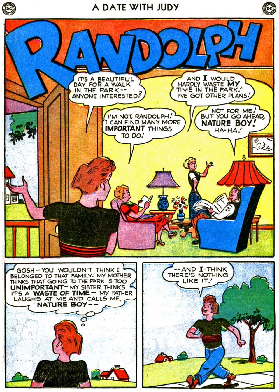 Read online A Date with Judy comic -  Issue #21 - 20
