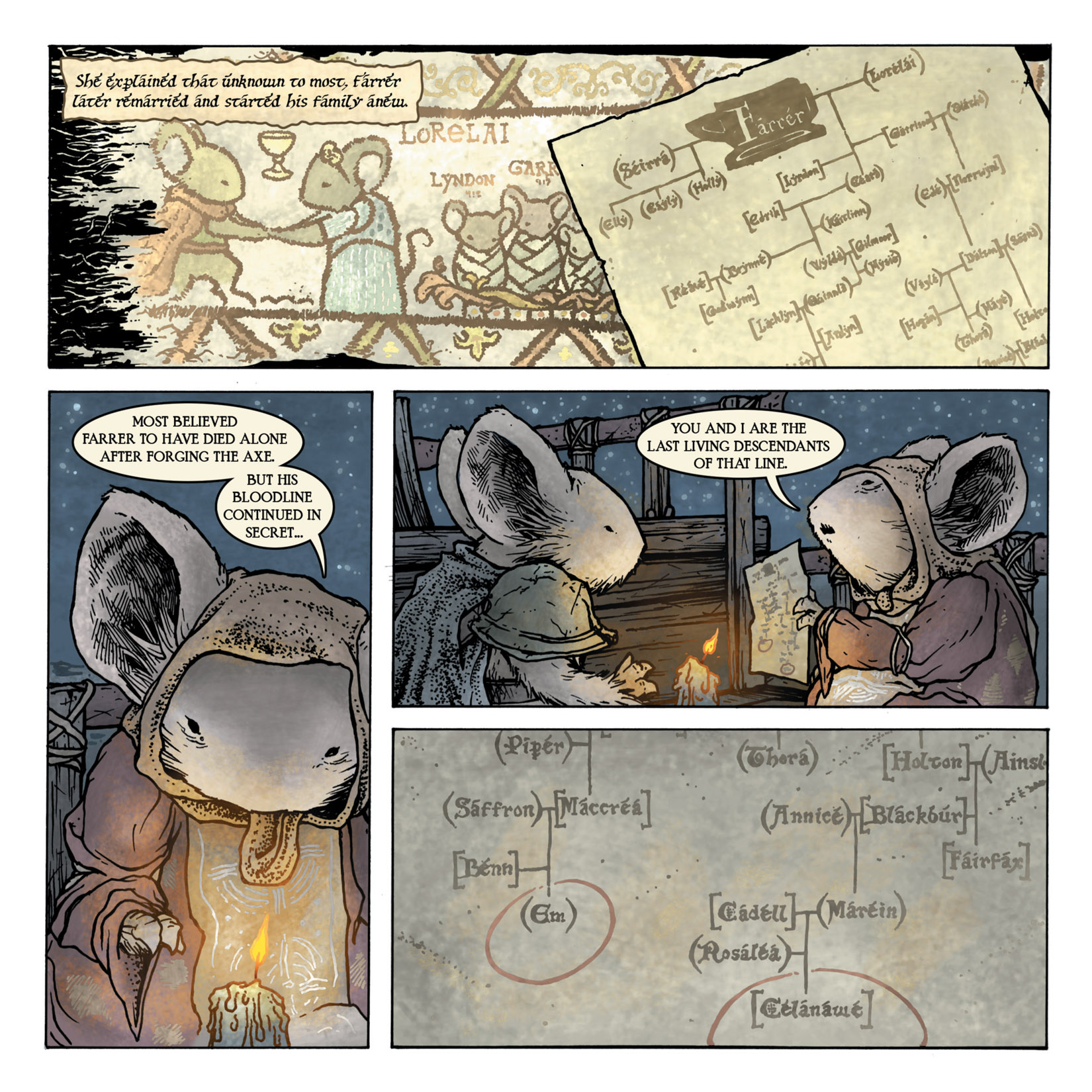 Read online Mouse Guard: The Black Axe comic -  Issue #2 - 15