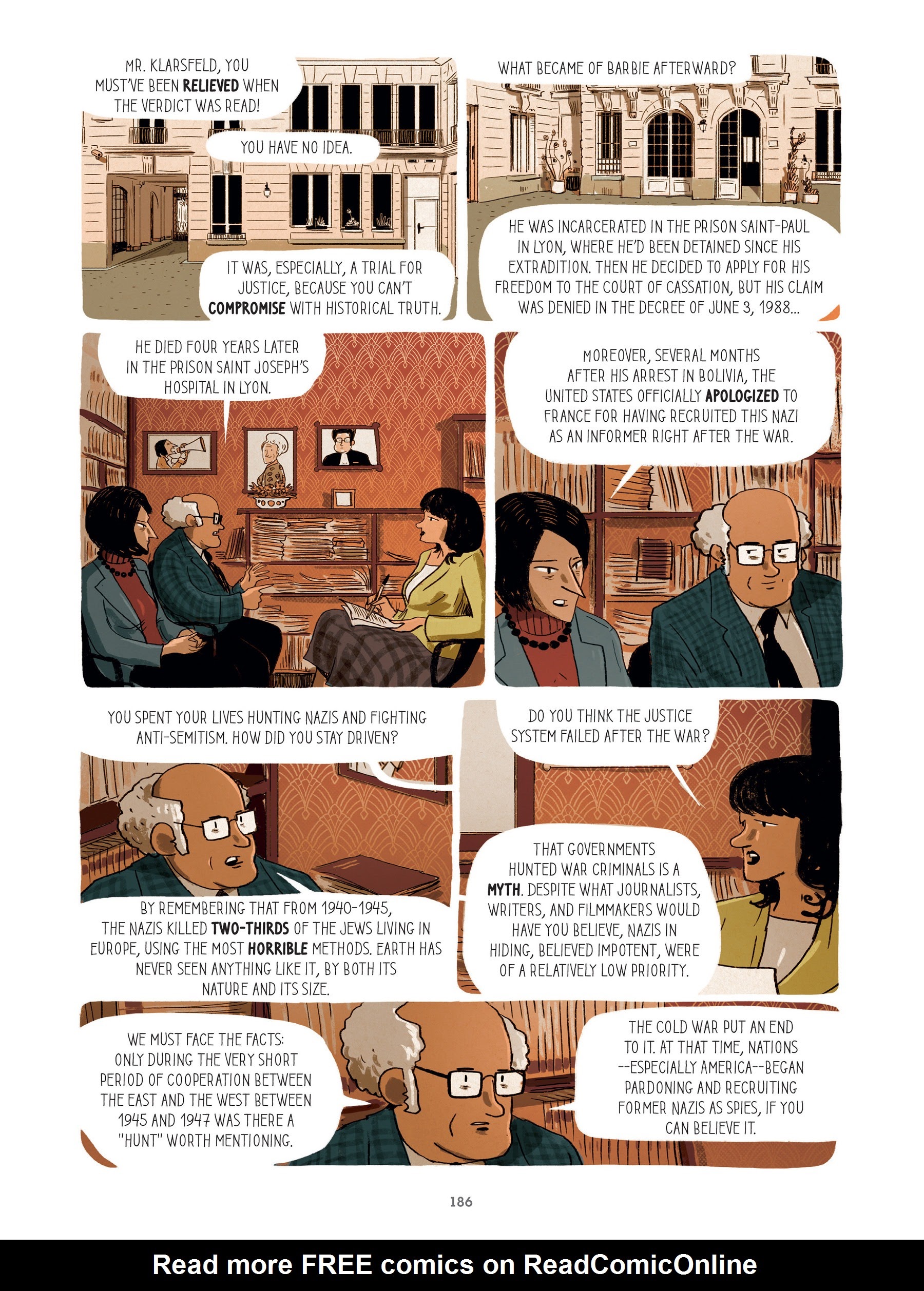 Read online For Justice: The Serge & Beate Klarsfeld Story comic -  Issue # TPB (Part 2) - 85