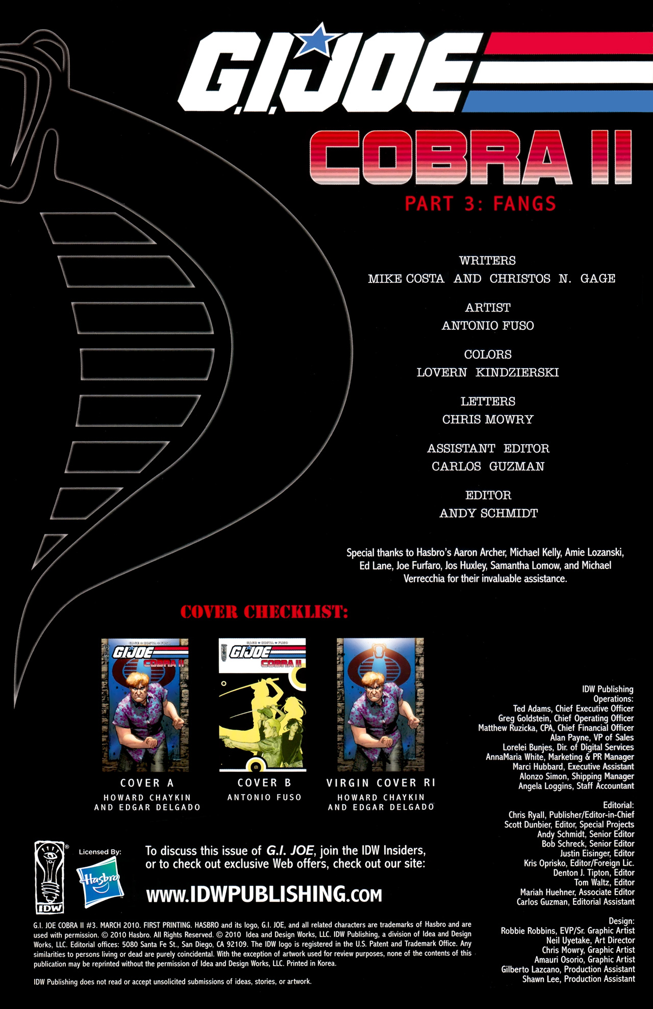 Read online G.I. Joe Cobra (2010) comic -  Issue #3 - 3
