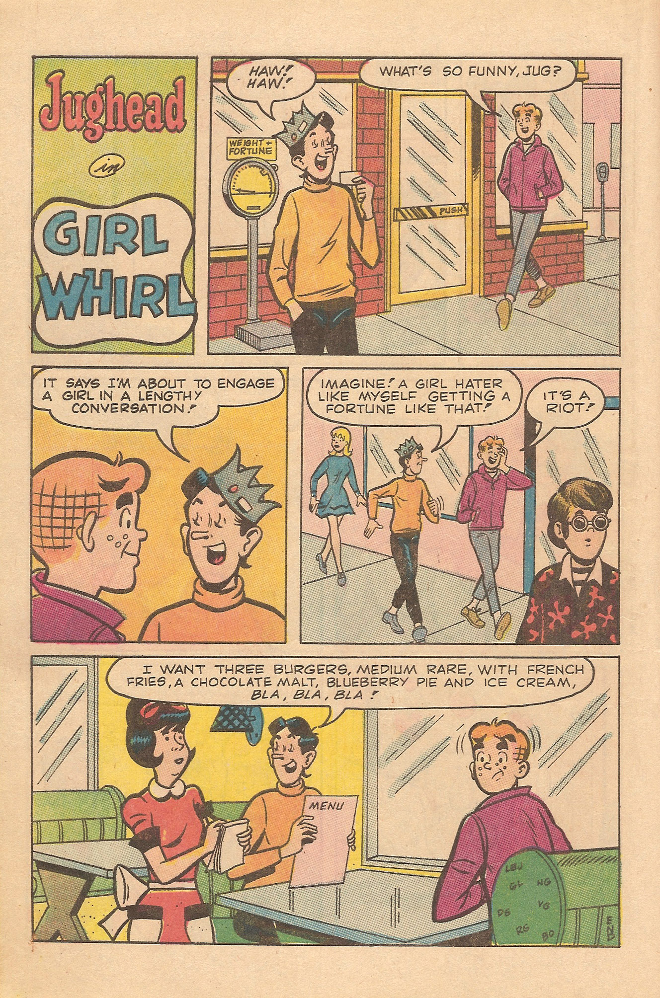 Read online Jughead's Jokes comic -  Issue #22 - 22