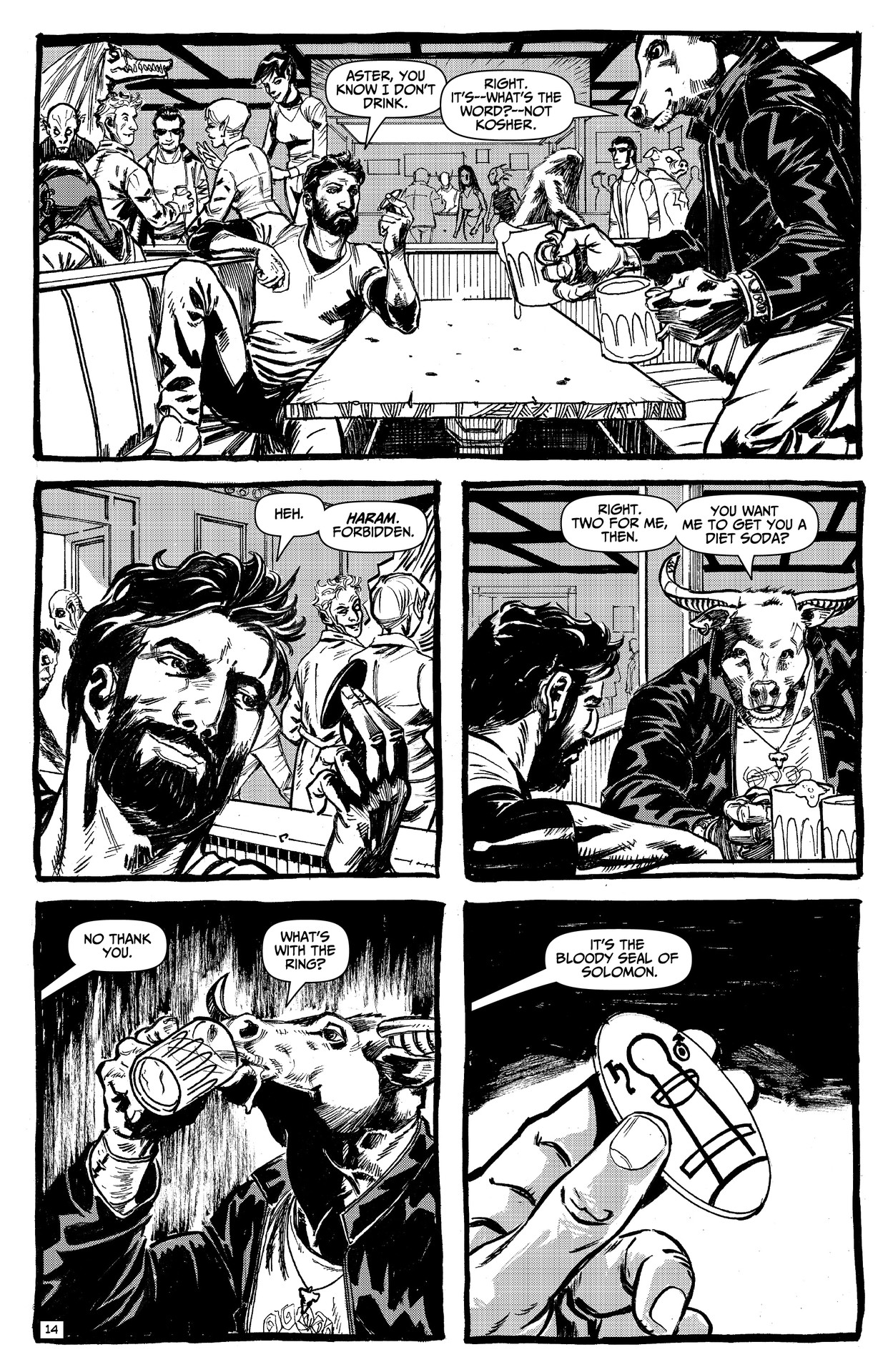 Read online Black’s Myth: The Key to His Heart comic -  Issue #5 - 16