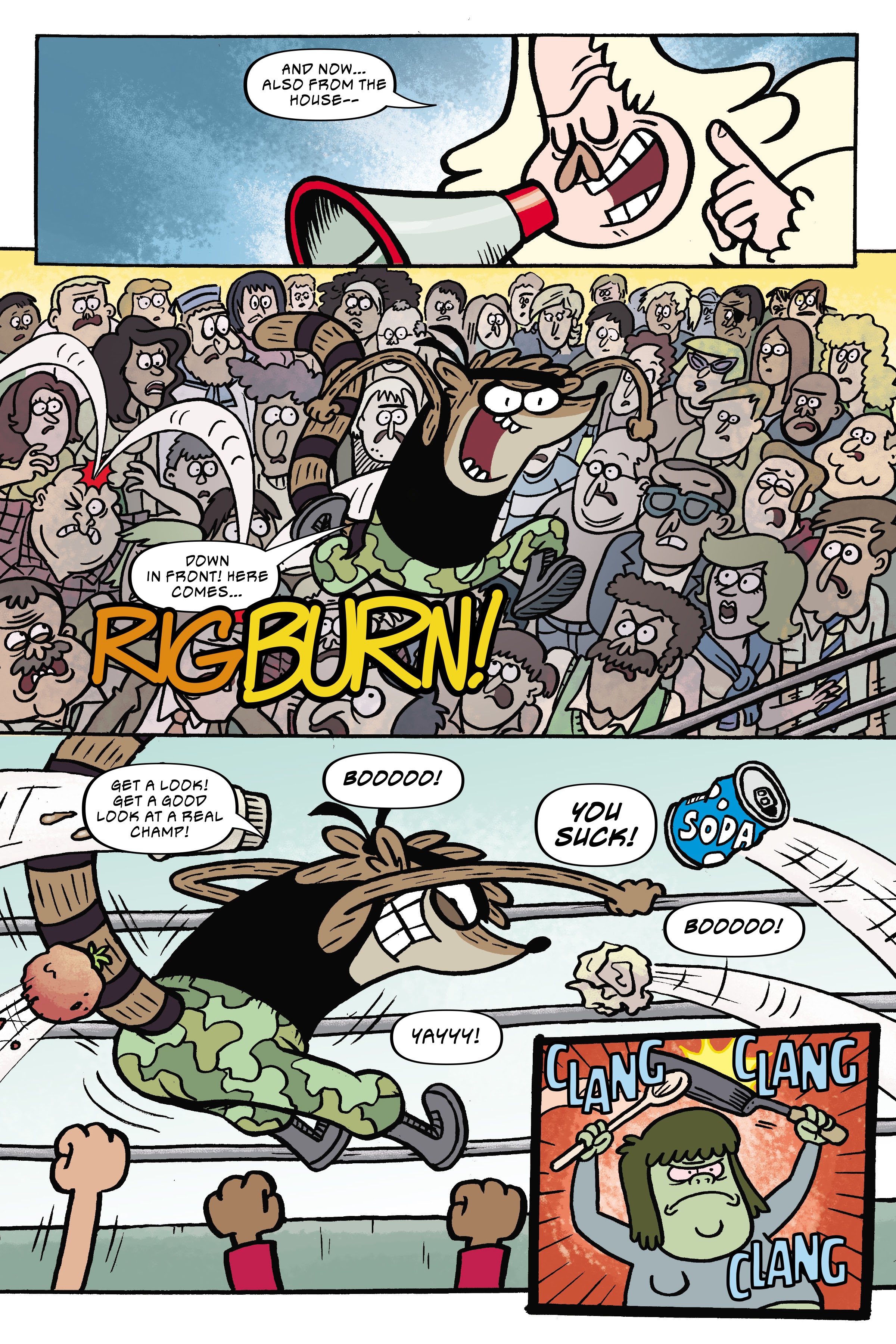 Read online Regular Show: Wrasslesplosion comic -  Issue # TPB - 23