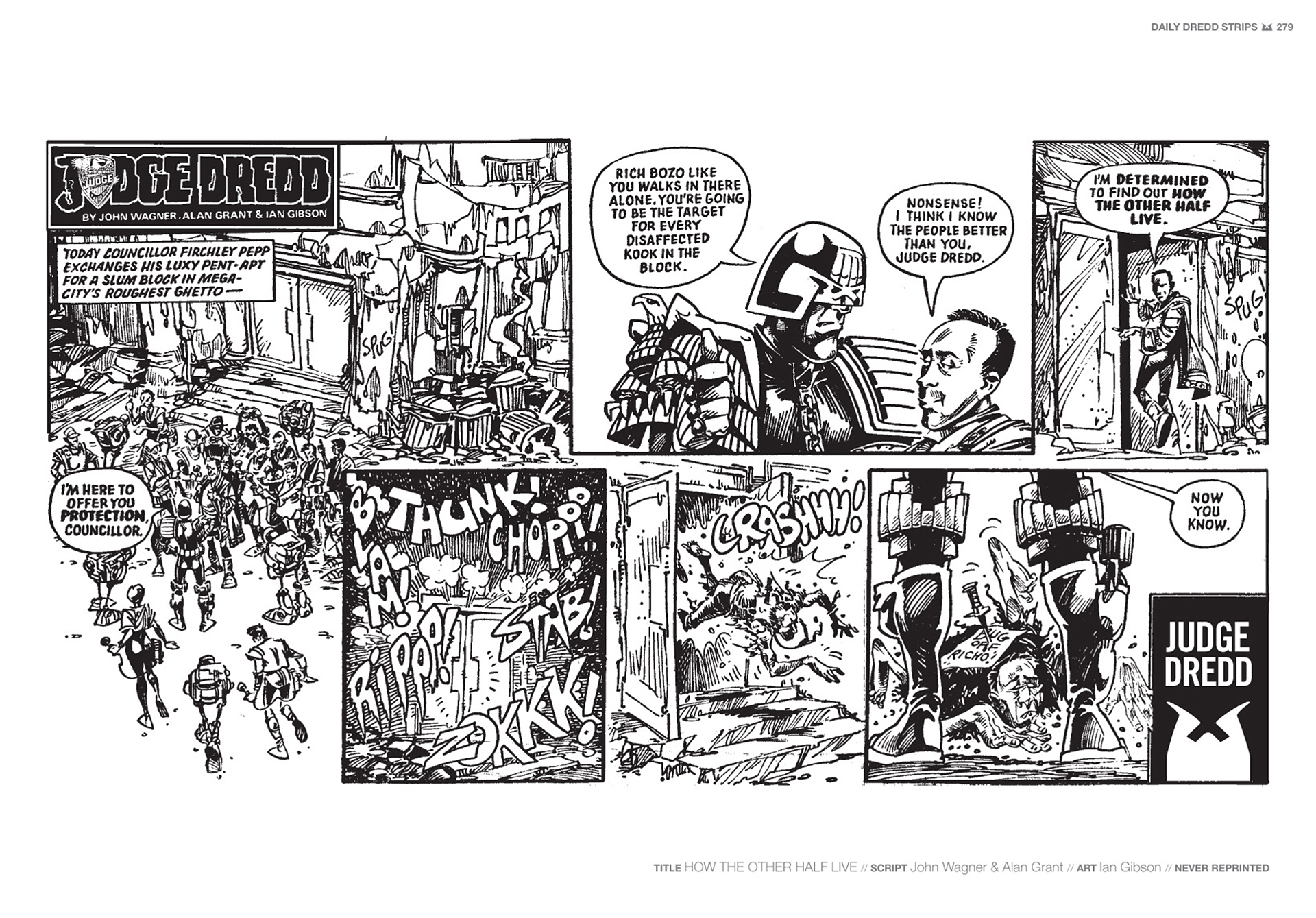 Read online Judge Dredd: The Daily Dredds comic -  Issue # TPB 1 - 282
