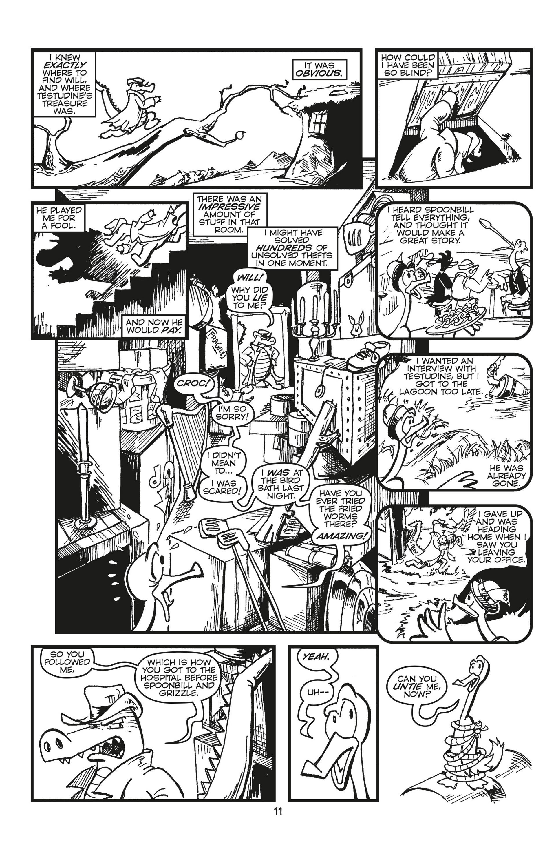 Read online Charlie Croc: Private Eye comic -  Issue #2 - 13